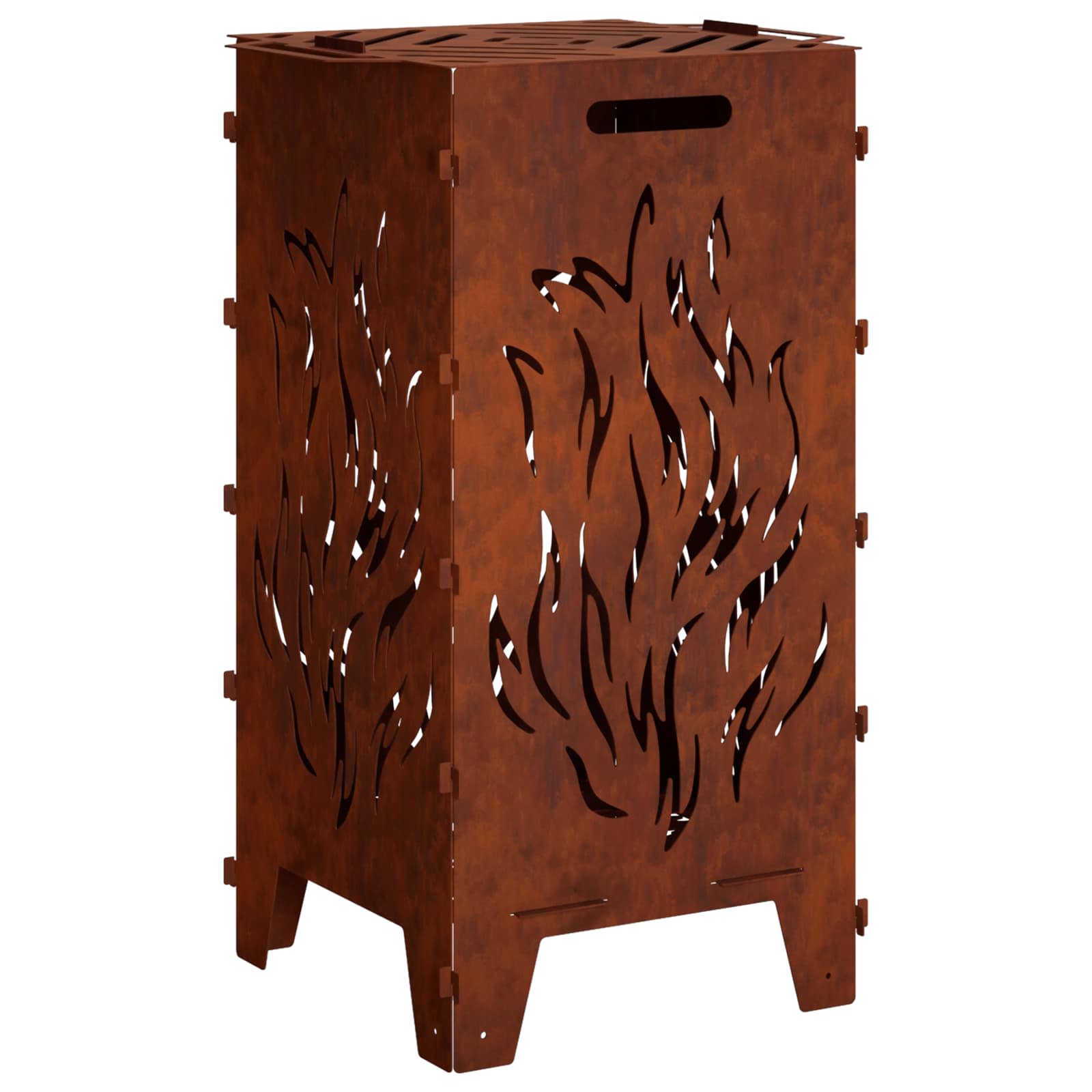 Focolare Ruggine 47 x 38 x 75 cm Acciaio Corten
