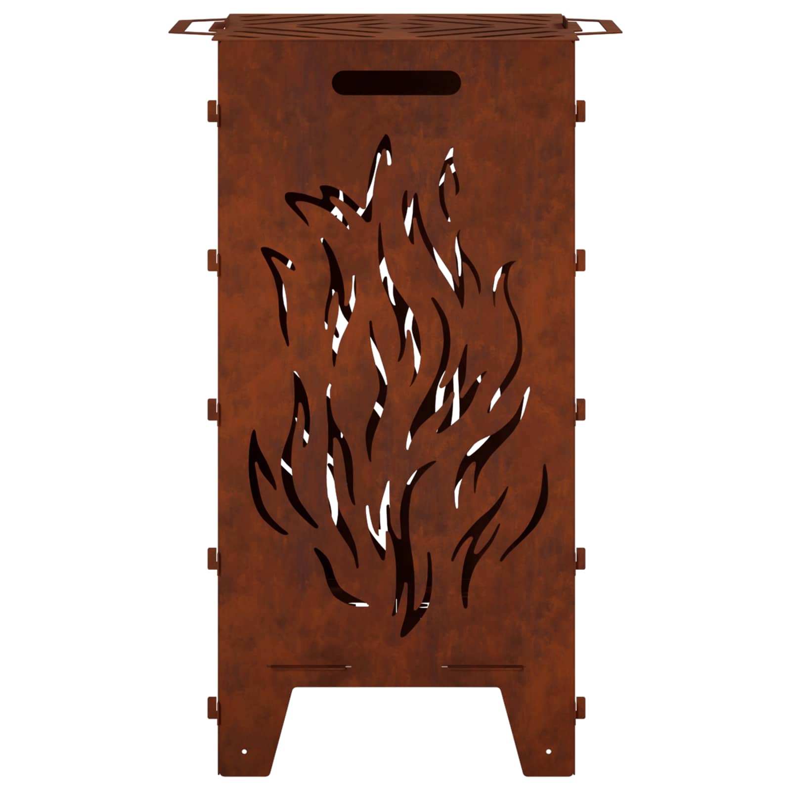 Focolare Ruggine 47 x 38 x 75 cm Acciaio Corten