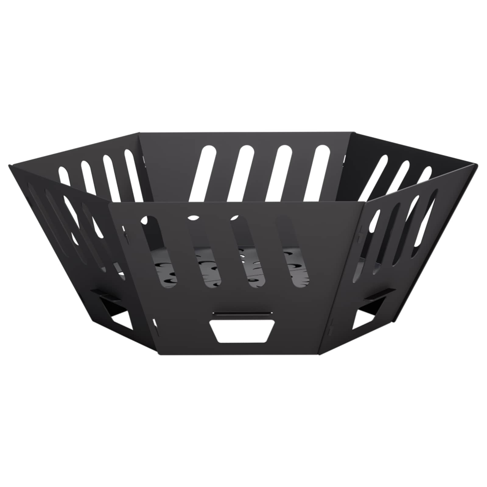Focolare Nero 60 x 60 x 23 cm Acciaio