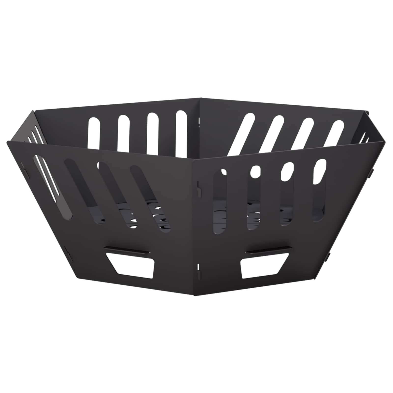 Focolare Nero 60 x 60 x 23 cm Acciaio