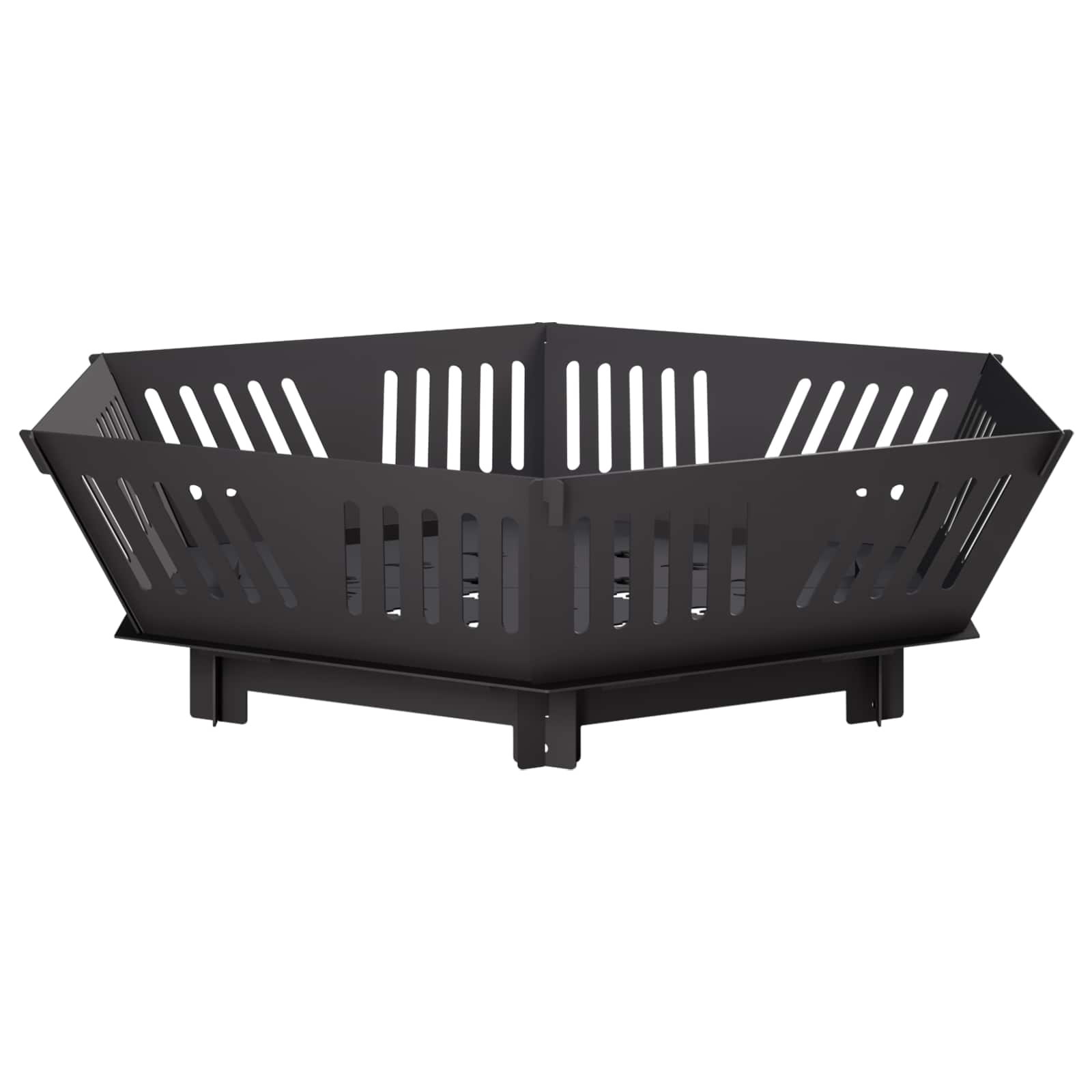 Focolare Nero 80 x 80 x 23 cm Acciaio