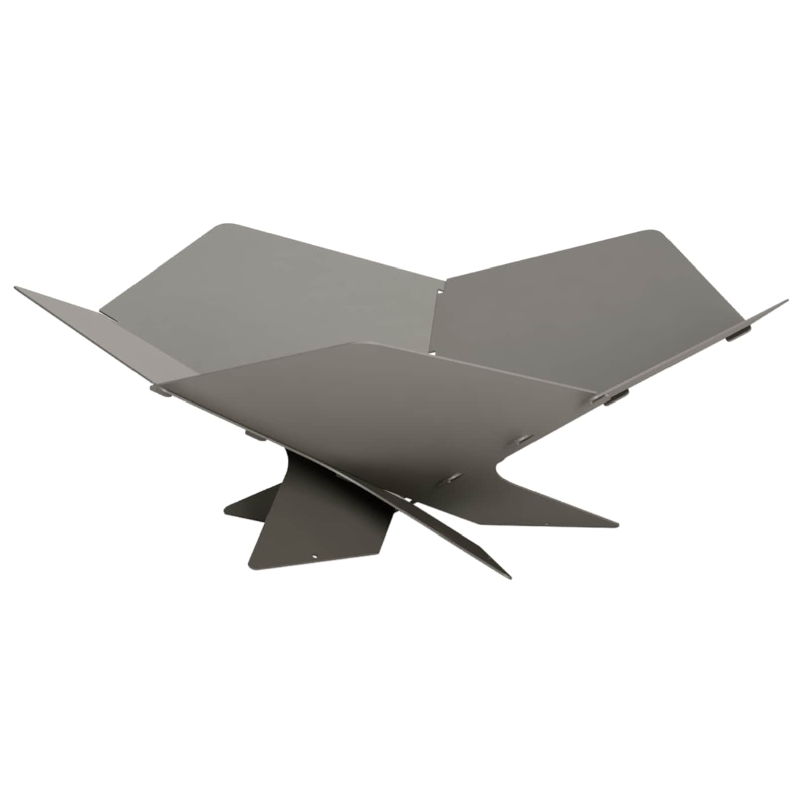 Focolare Ruggine 53 x 53 x 18,5 cm Acciaio Corten