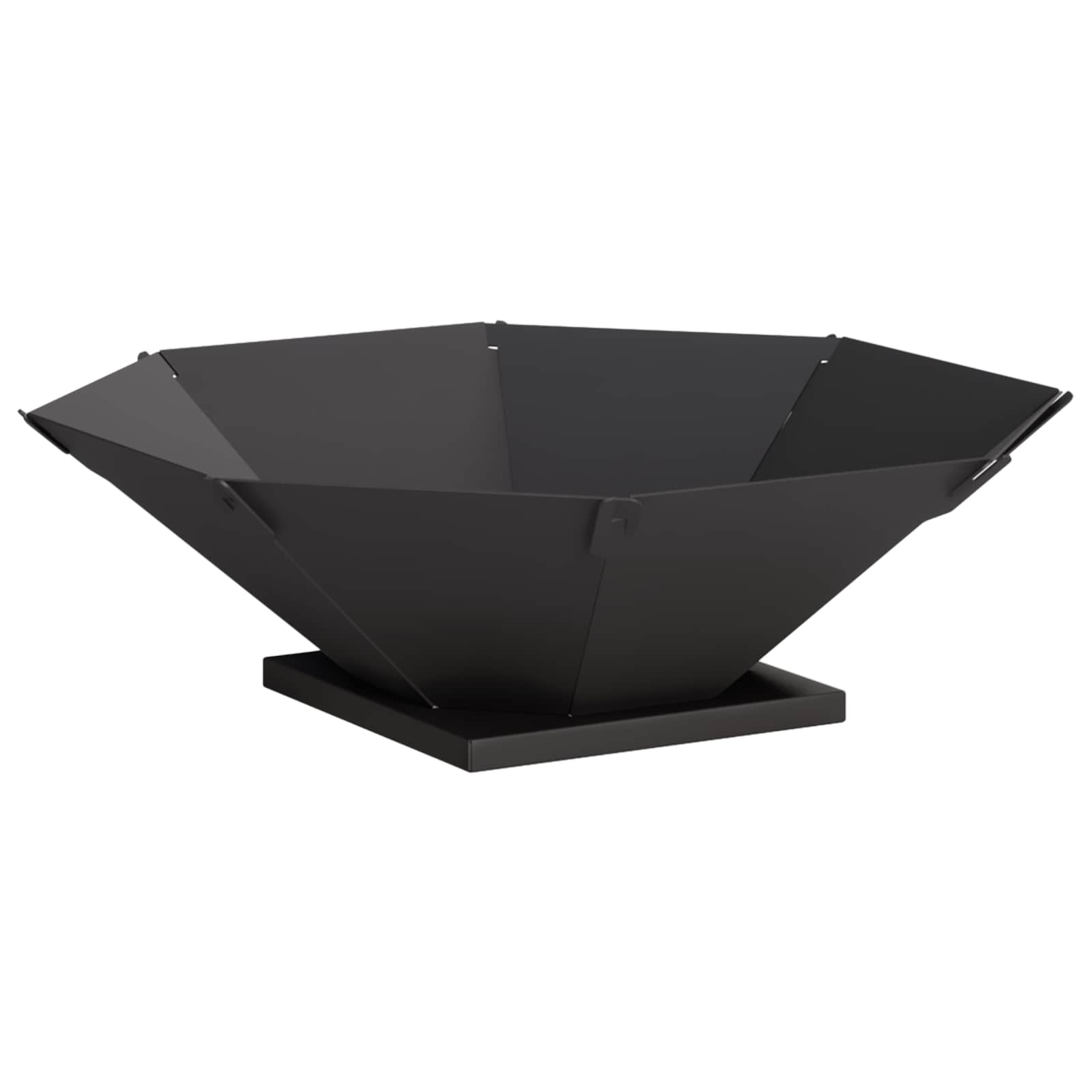 Focolare Nero 50 x 50 x 15,5 cm Acciaio