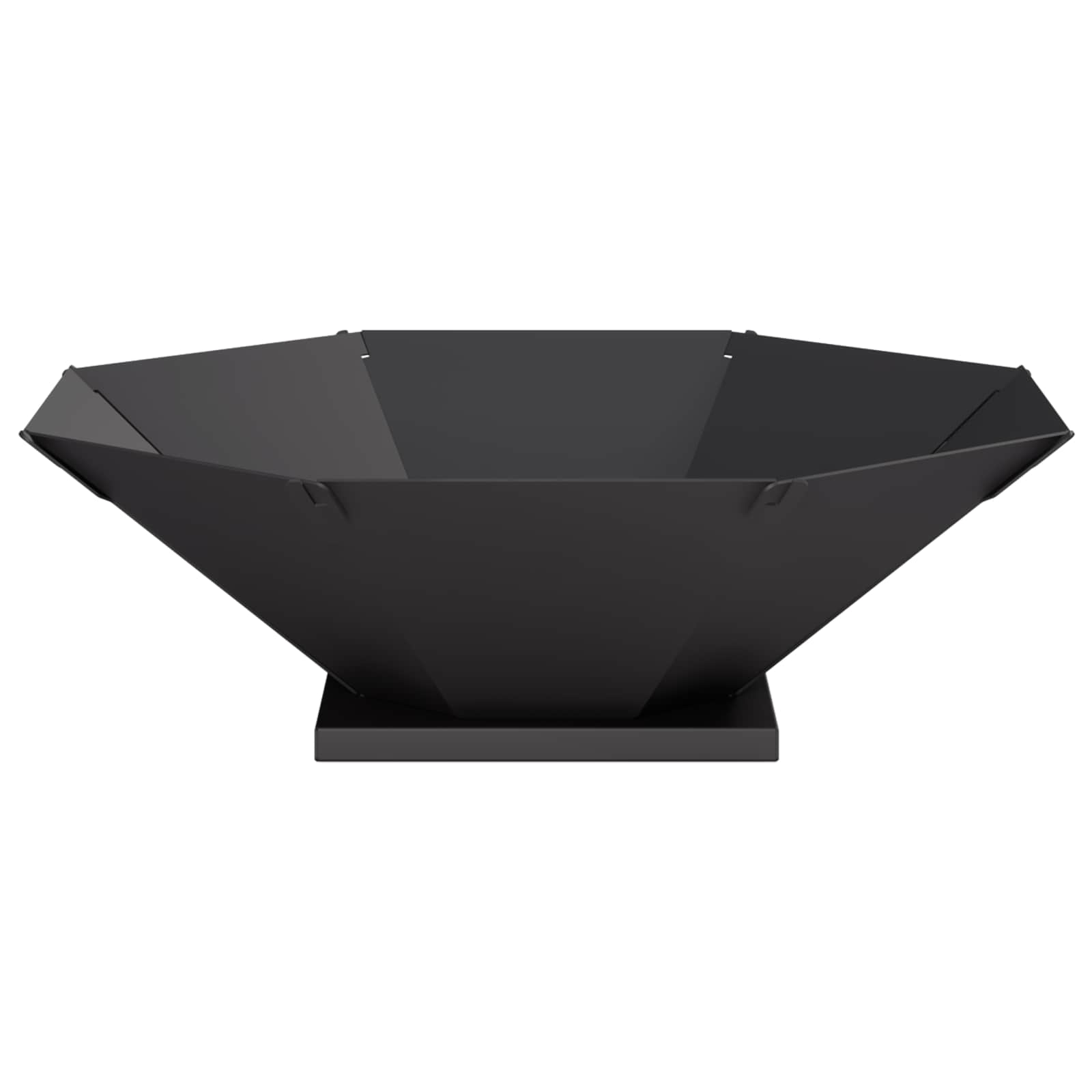 Focolare Nero 50 x 50 x 15,5 cm Acciaio