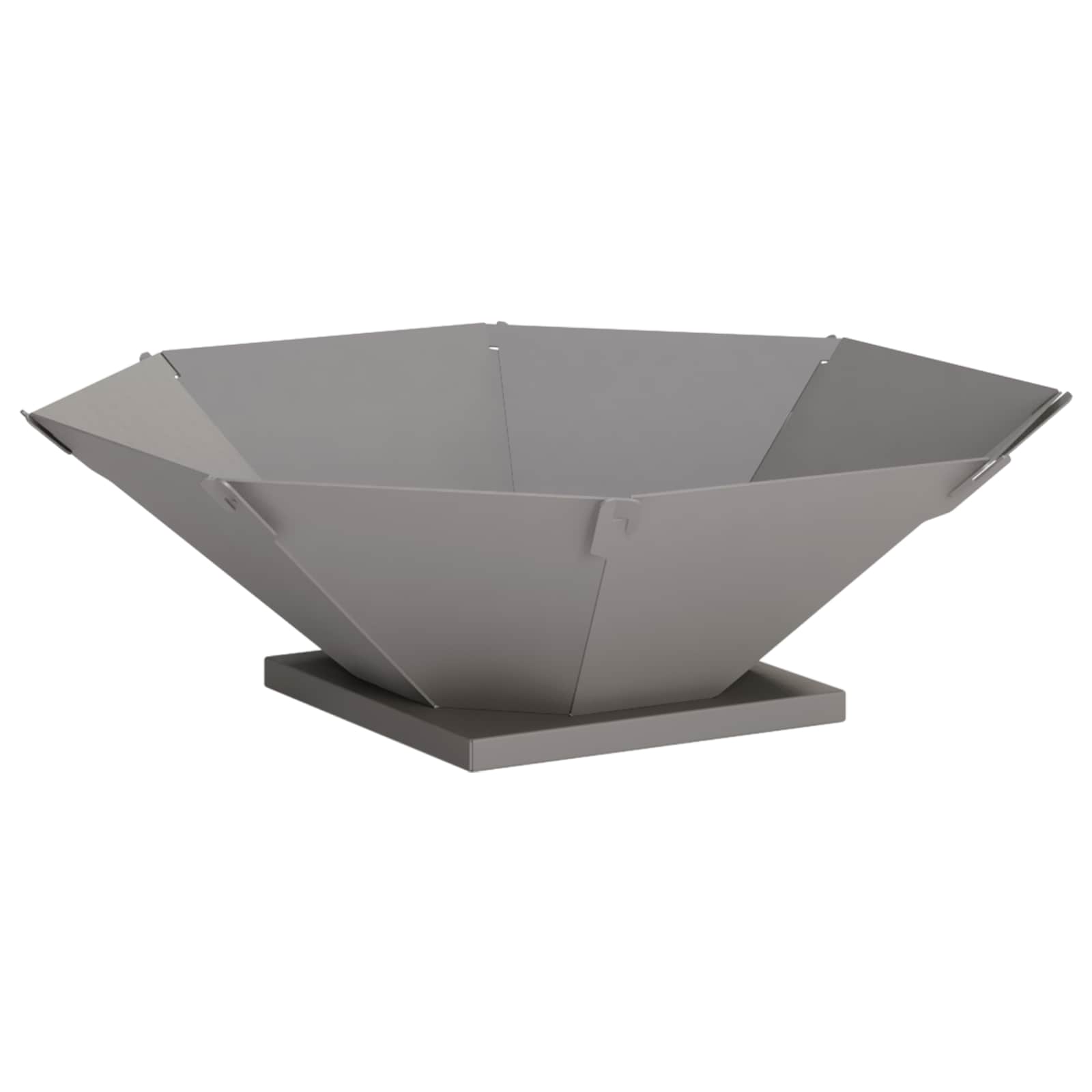 Focolare Ruggine 70,5 x 70,5 x 21,5 cm Acciaio Corten