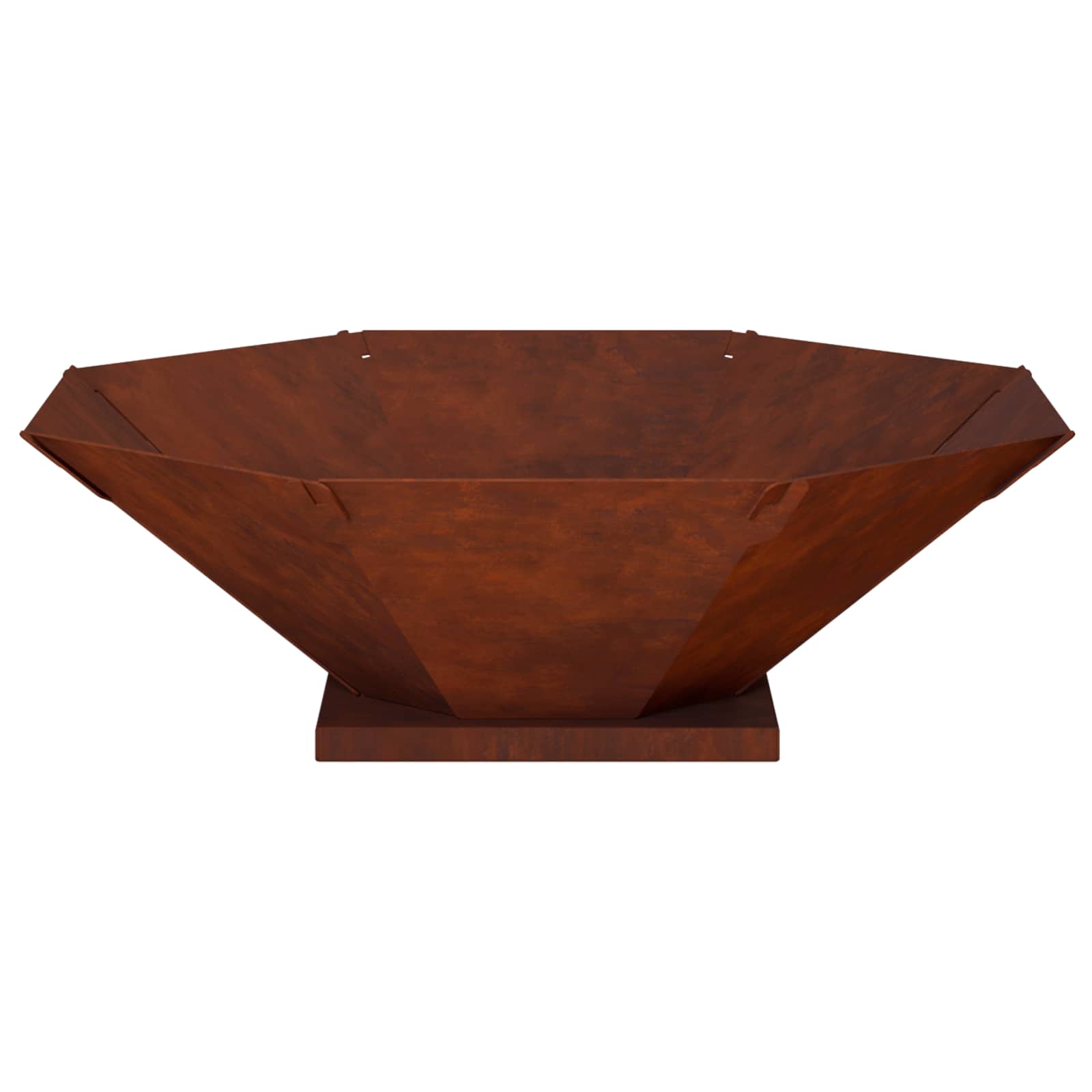 Focolare Ruggine 70,5 x 70,5 x 21,5 cm Acciaio Corten