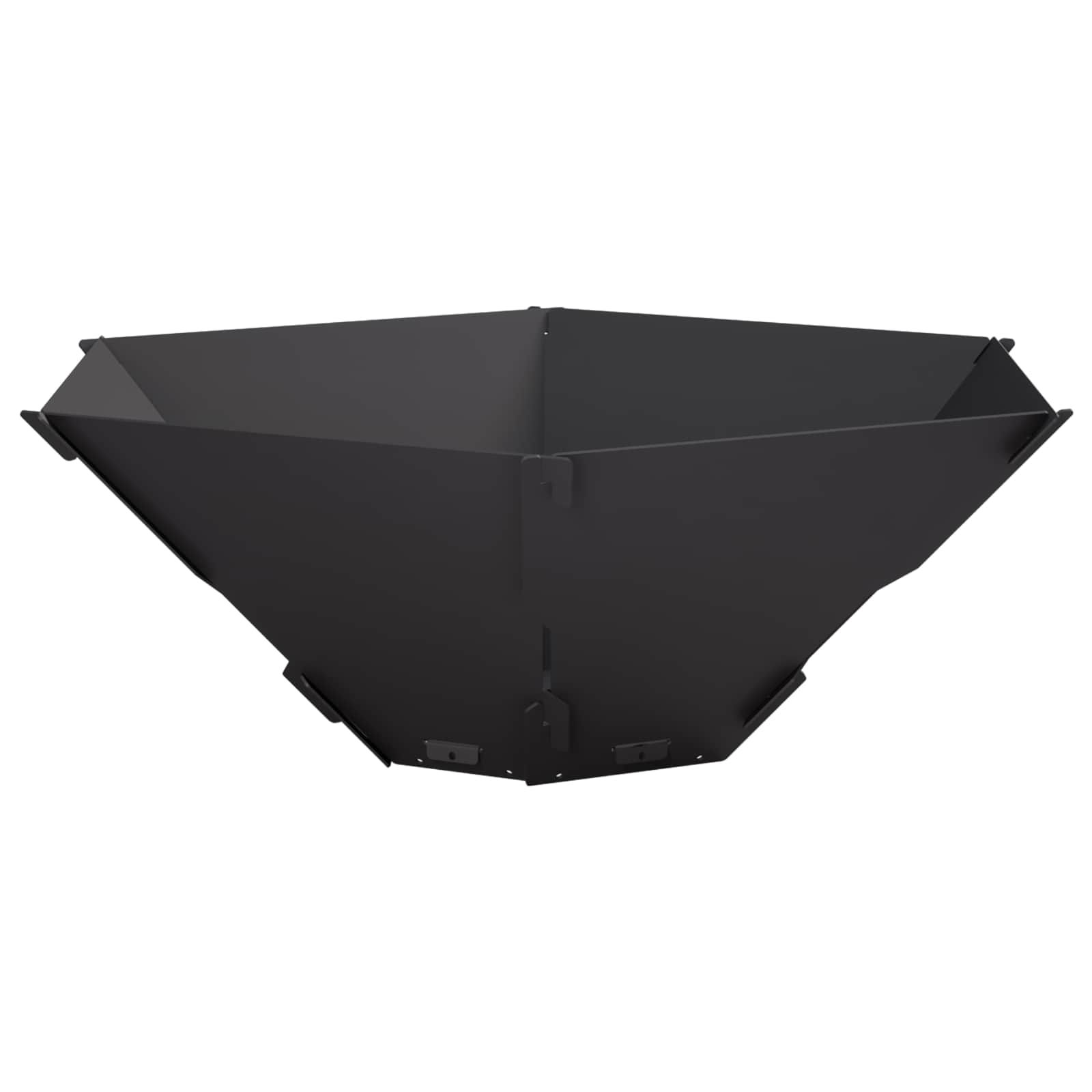 Focolare Nero 58,5 x 51,5 x 19,5 cm Acciaio