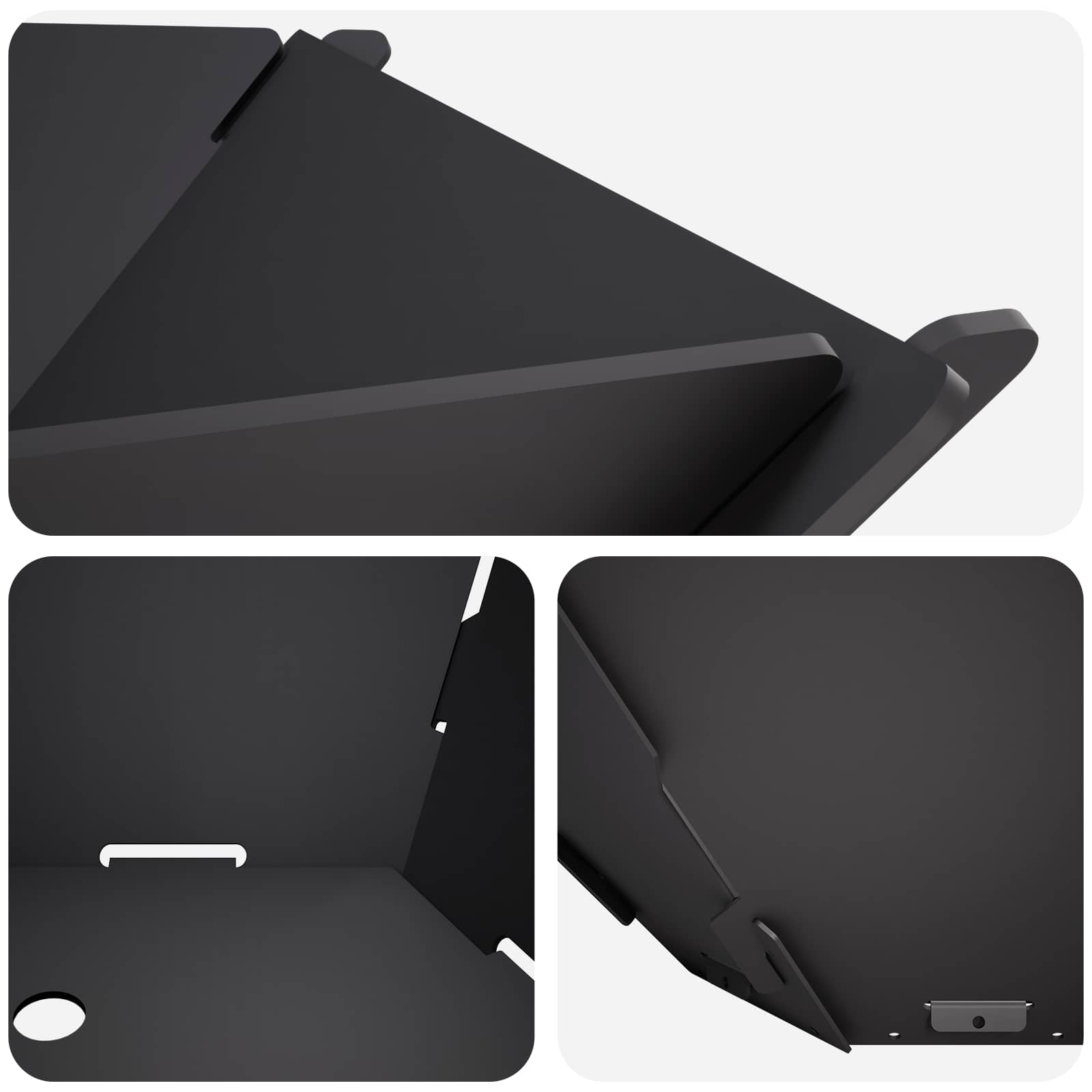 Focolare Nero 58,5 x 51,5 x 19,5 cm Acciaio