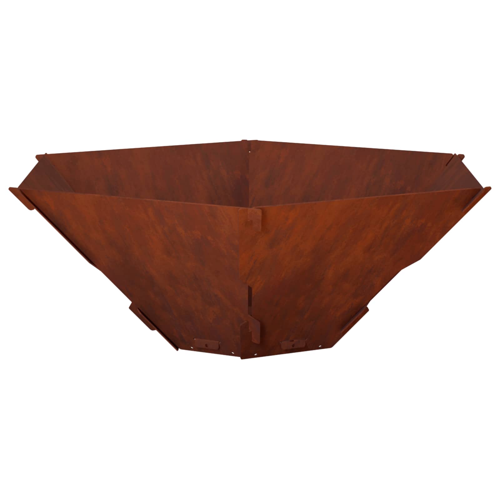 Focolare Ruggine 58,5 x 51,5 x 19,5 cm Acciaio Corten