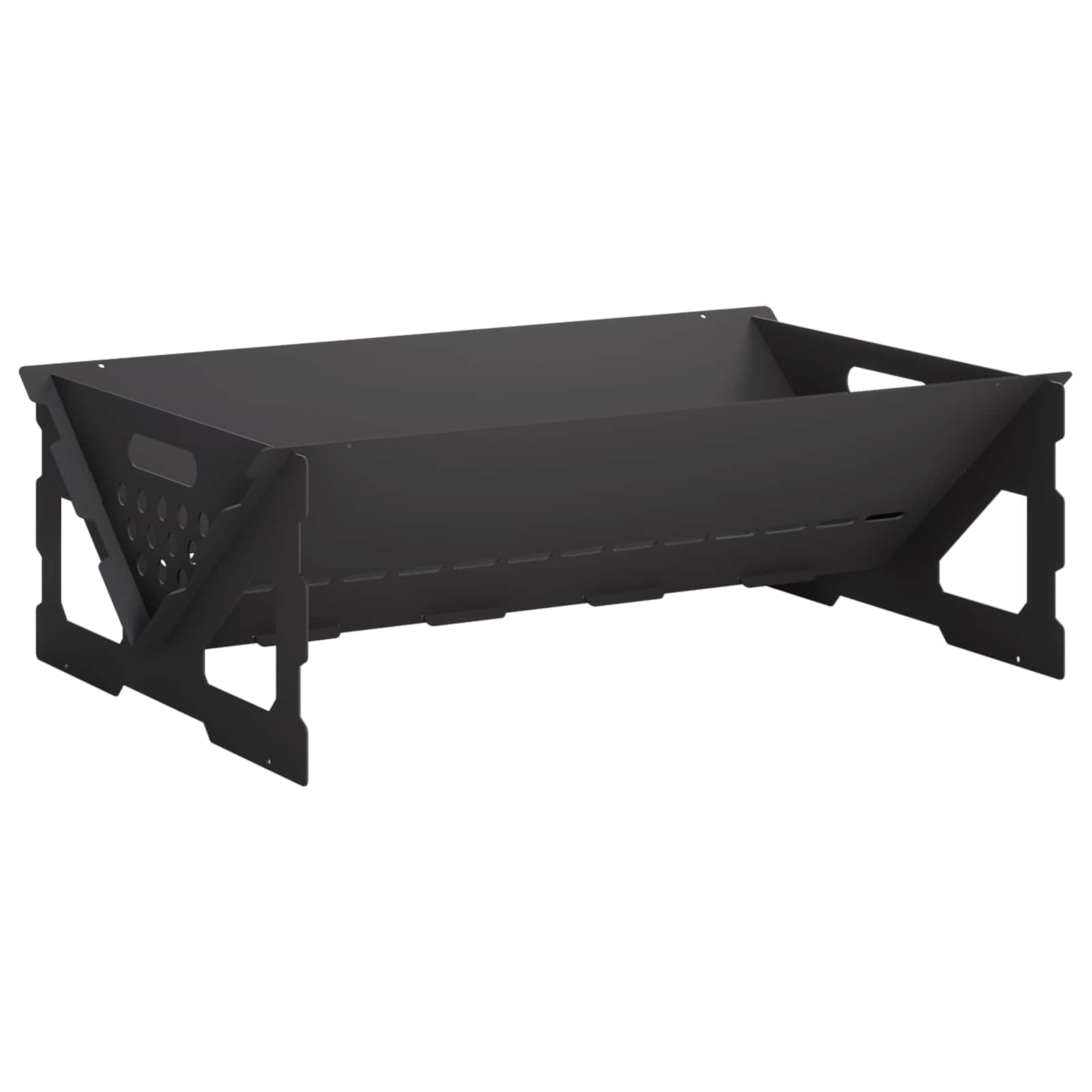 Focolare Nero 60 x 40 x 20 cm Acciaio