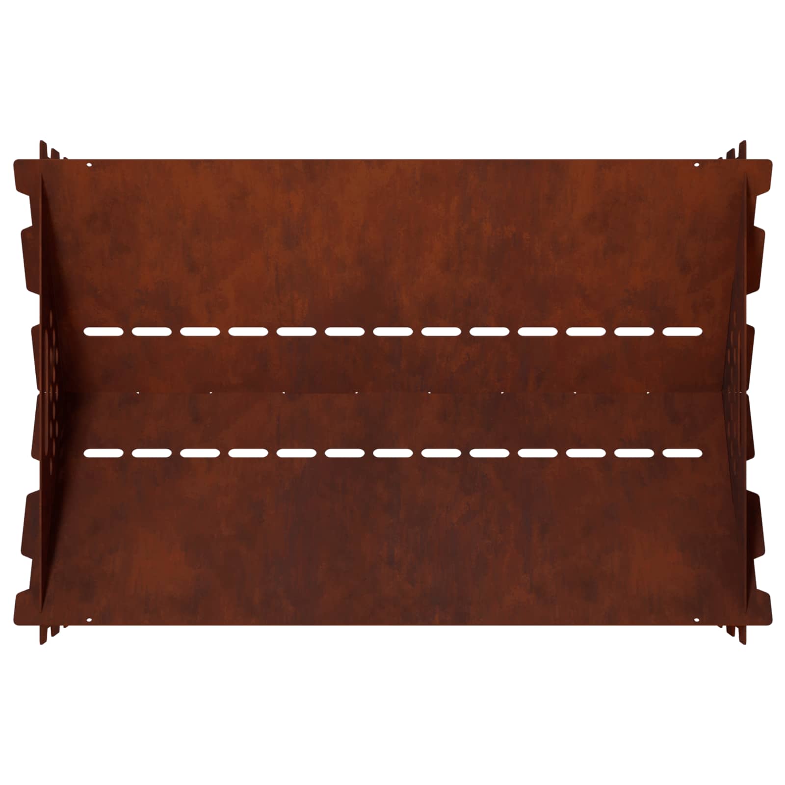 Focolare Ruggine 60 x 40 x 20 cm Acciaio Corten