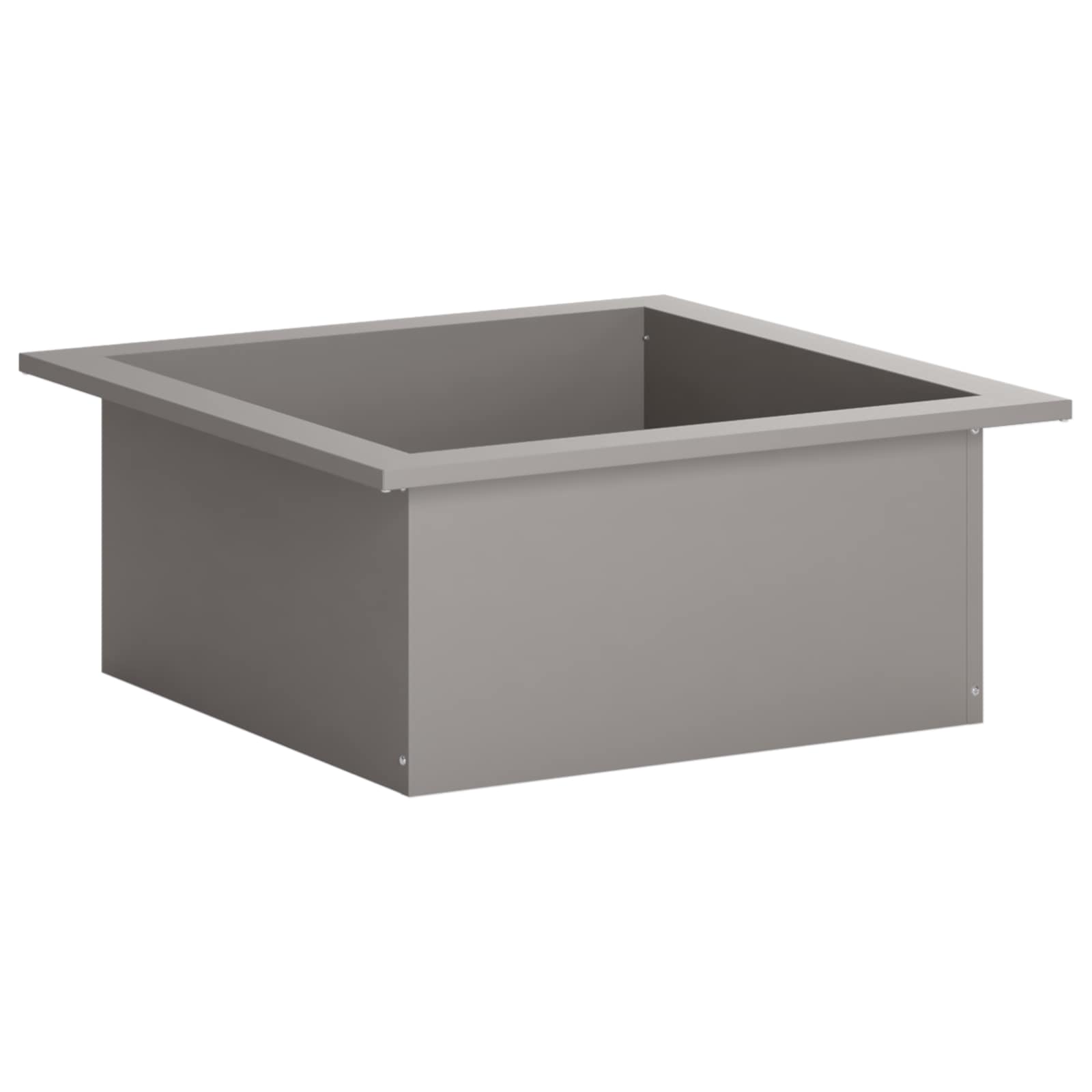 Anello per Focolare Ruggine 90 x 90 x 25 cm Acciaio Corten