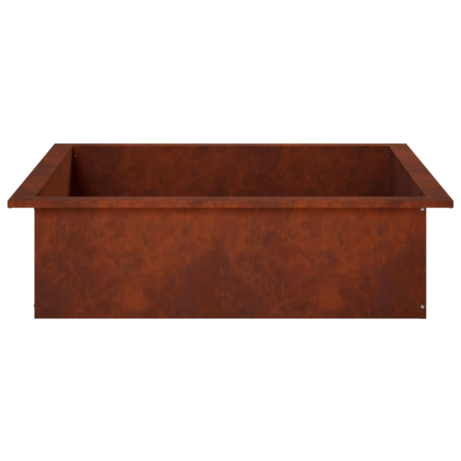 Anello per Focolare Ruggine 90 x 90 x 25 cm Acciaio Corten