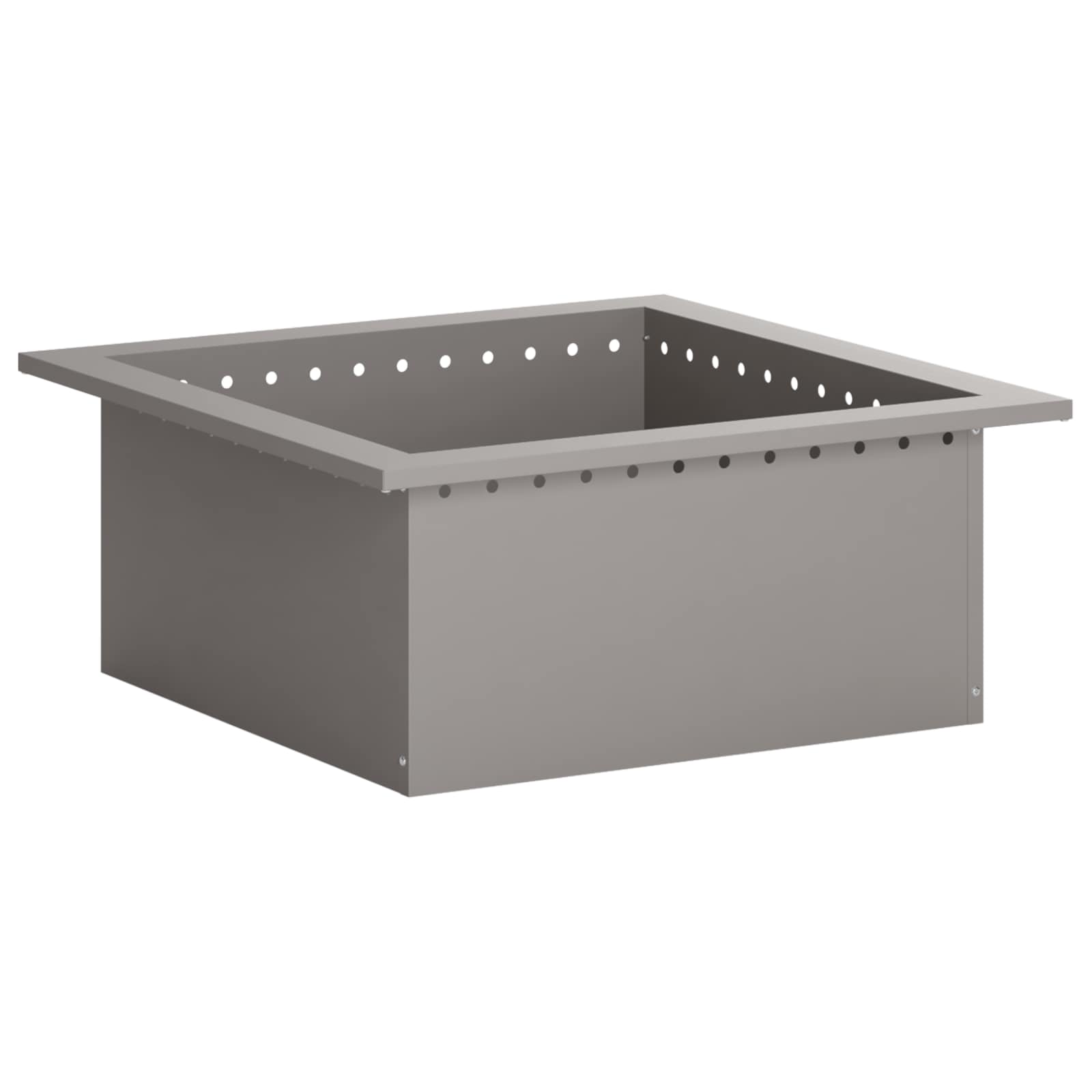 Anello per Focolare Ruggine 60 x 60 x 25 cm Acciaio Corten