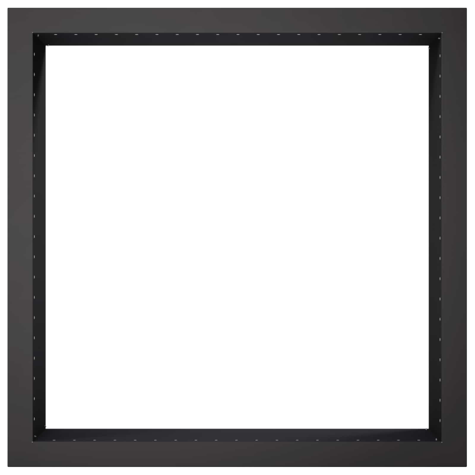 Anello per Focolare Nero 90 x 90 x 25 cm Acciaio