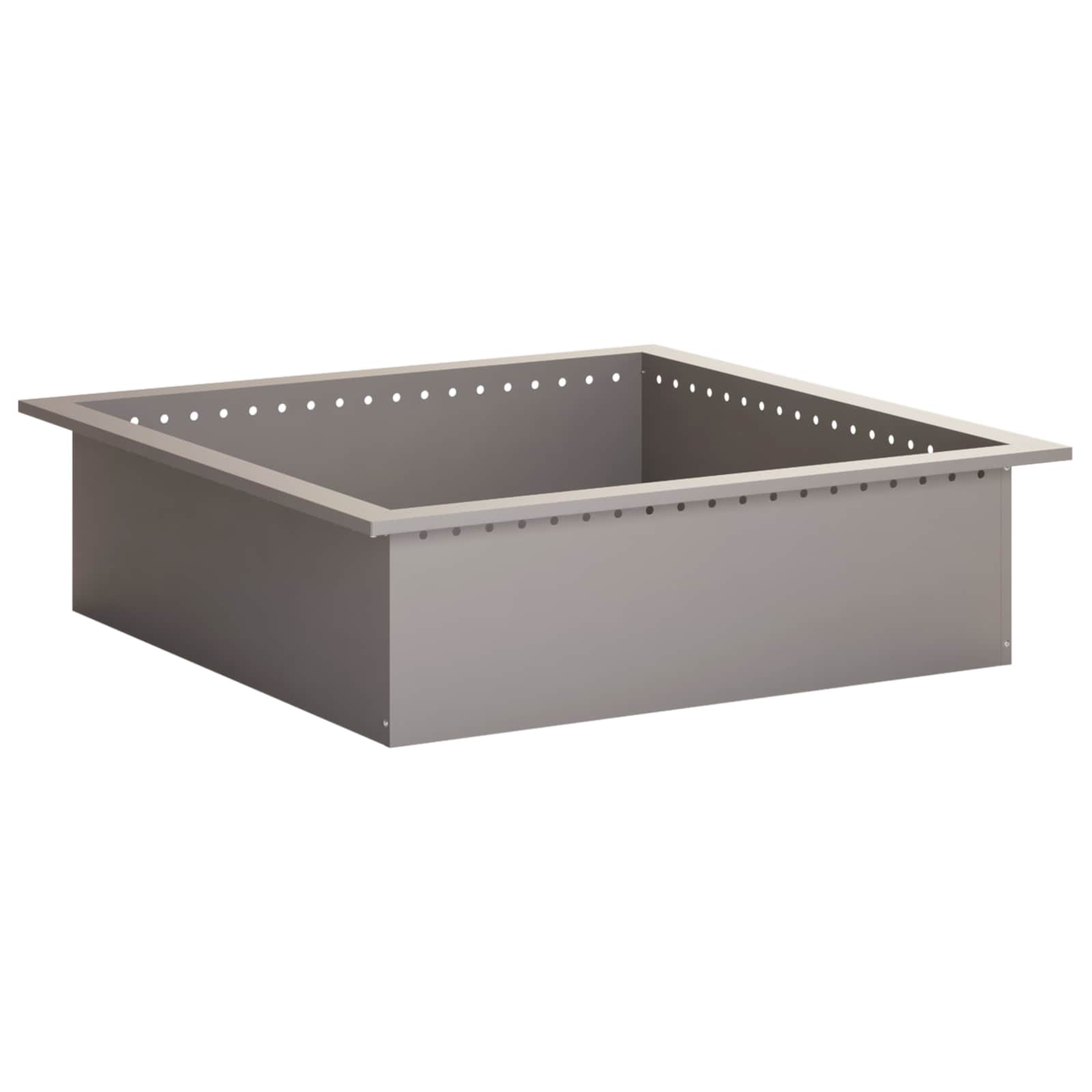 Anello per Focolare Ruggine 100 x 100 x 25 cm Acciaio Corten