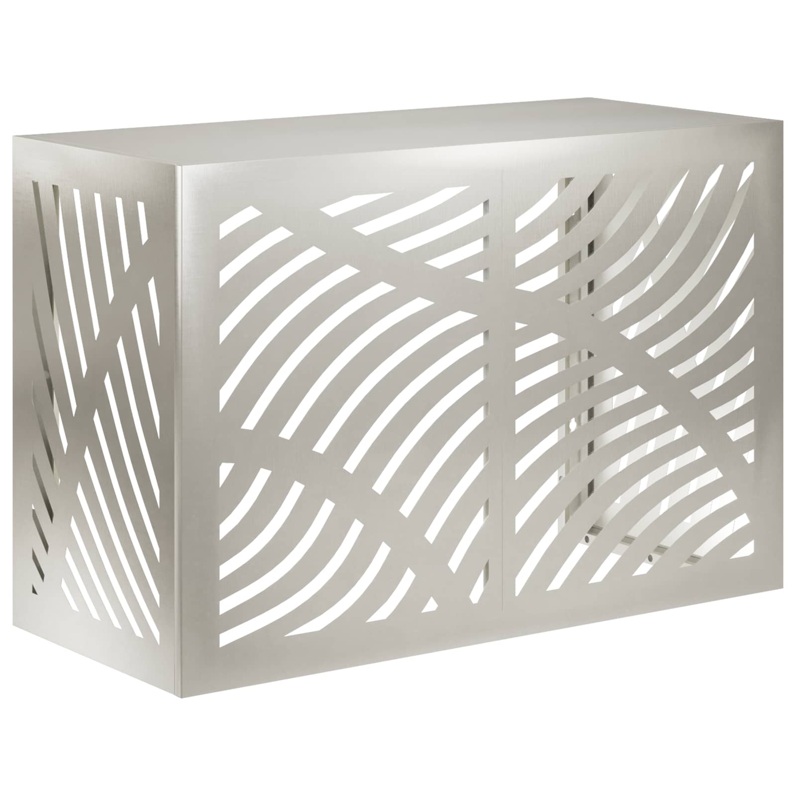 Copertura per condizionatore d'aria Argento 90 x 40 x 60 cm