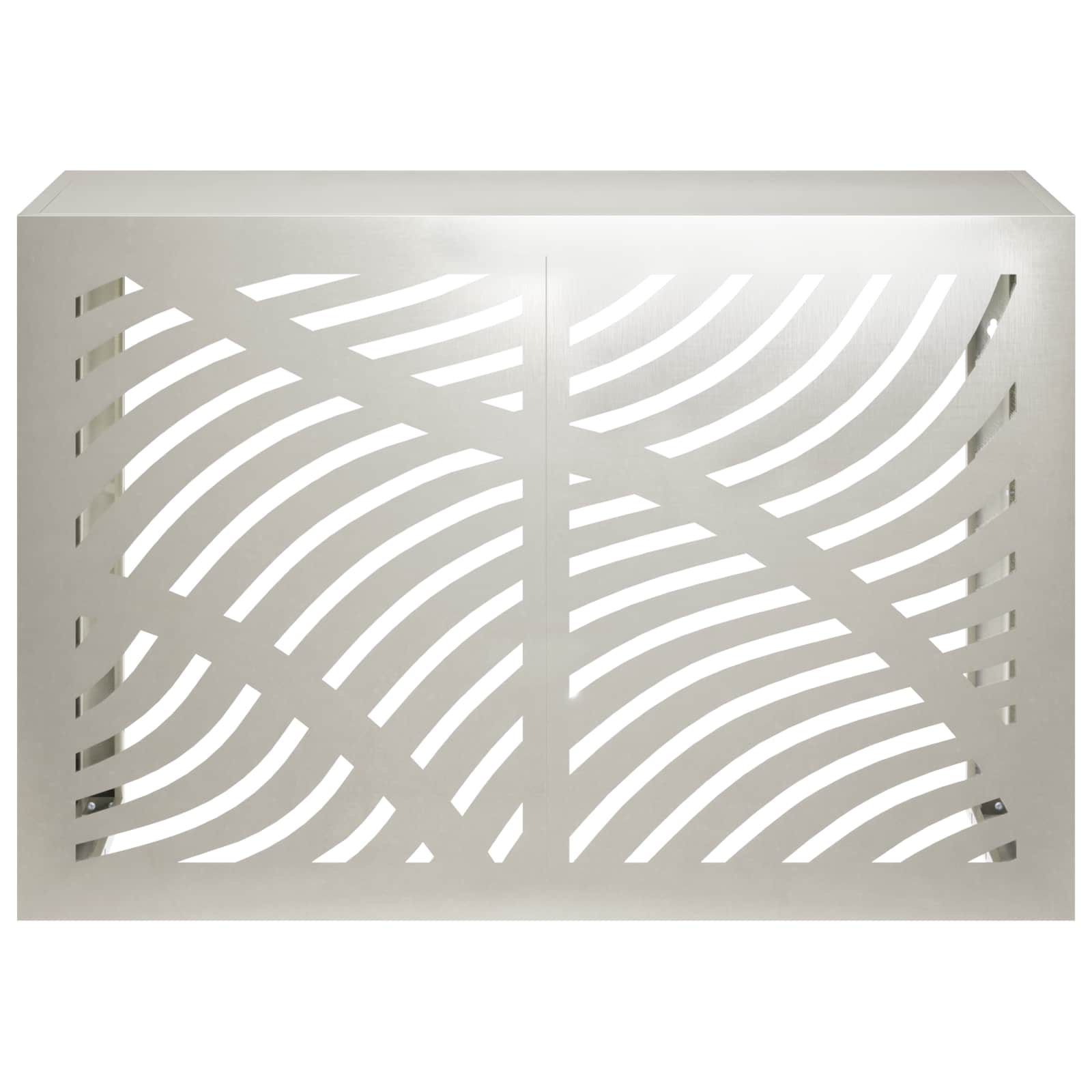 Copertura per condizionatore d'aria Argento 90 x 40 x 60 cm