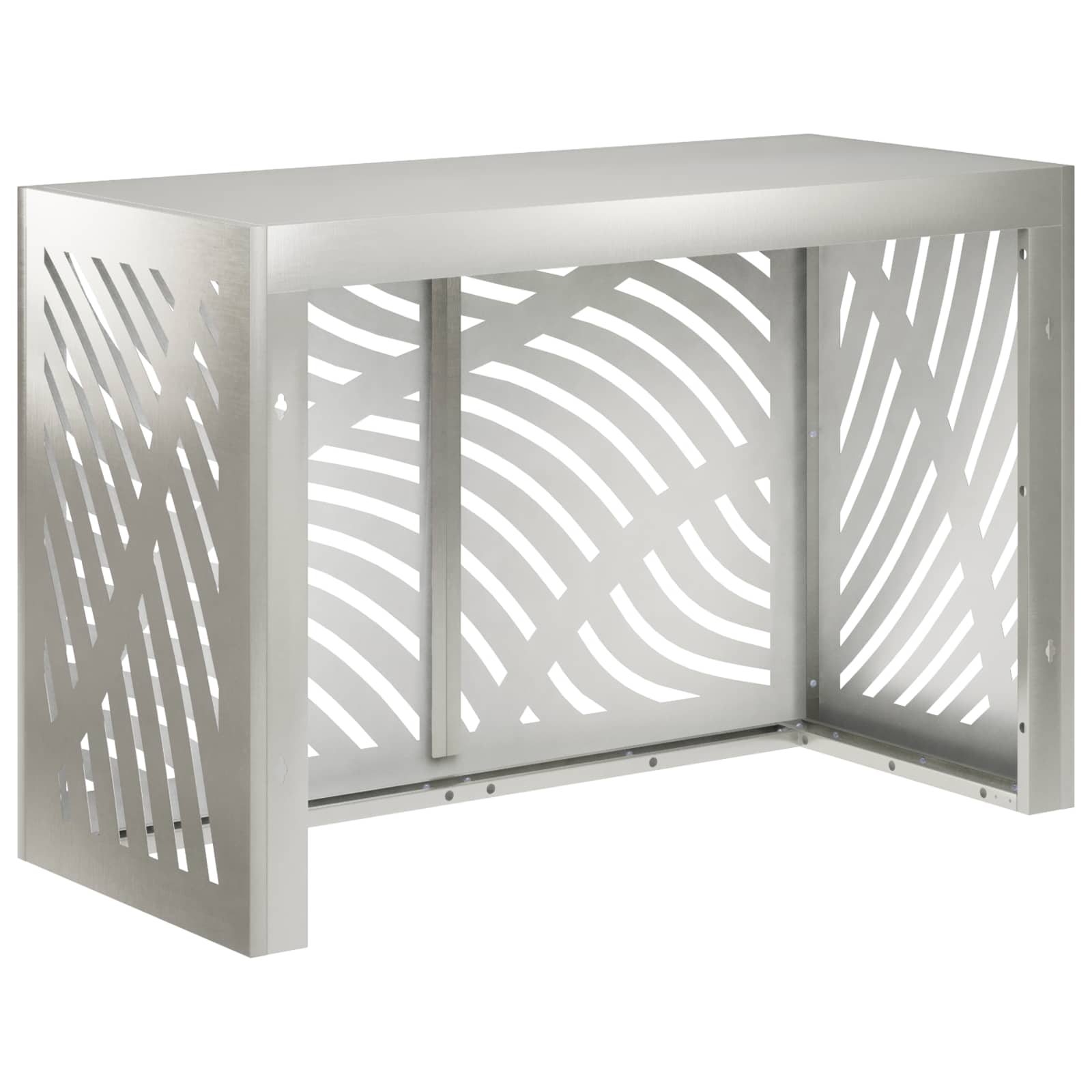 Copertura per condizionatore d'aria Argento 90 x 40 x 60 cm