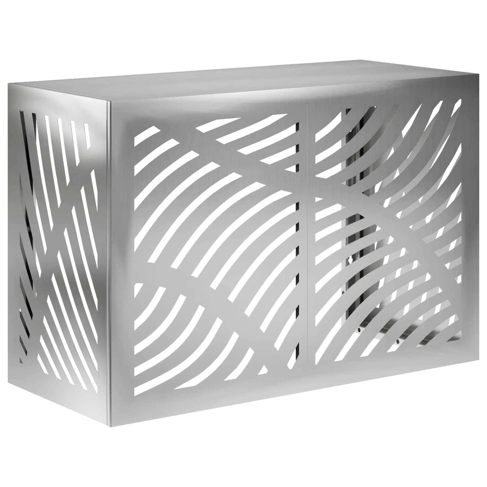 Copertura per condizionatore d'aria Argento 90 x 40 x 60 cm