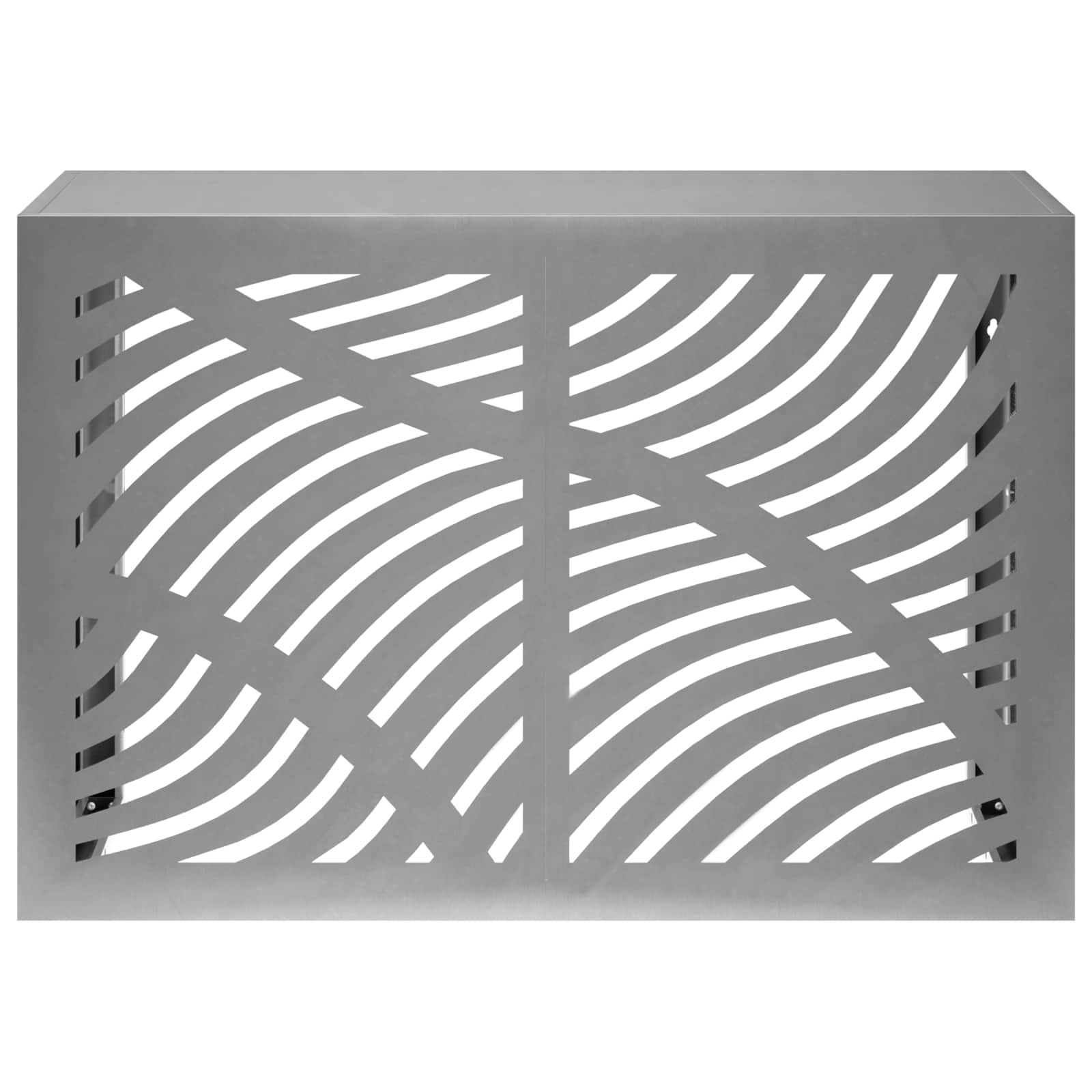 Copertura per condizionatore d'aria Argento 90 x 40 x 60 cm