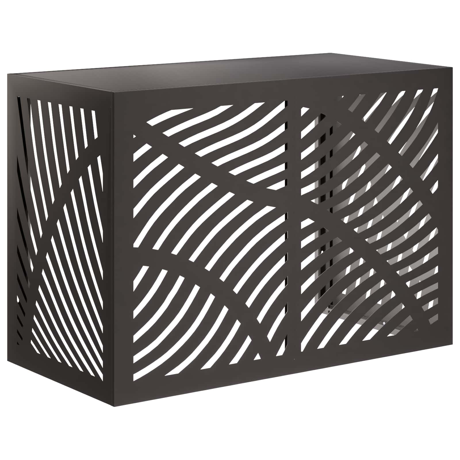 Copertura per condizionatore d'aria Nero 100 x 50 x 70 cm