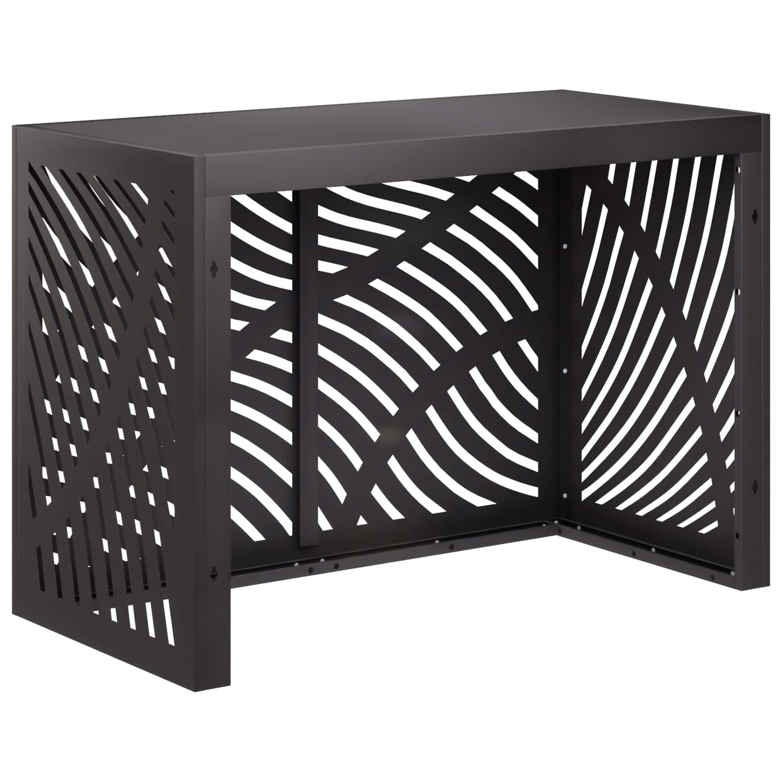Copertura per condizionatore d'aria Nero 100 x 50 x 70 cm