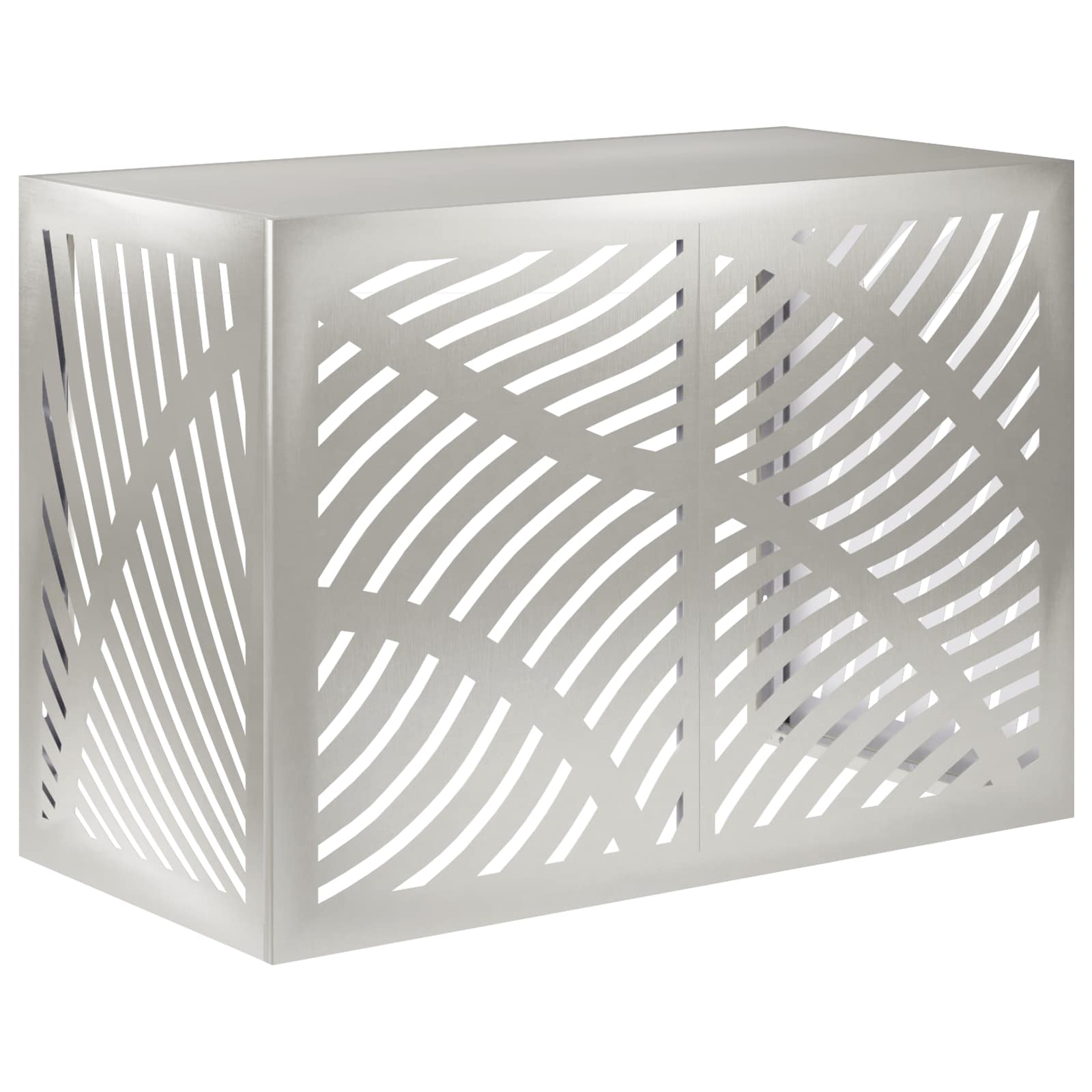 Copertura per condizionatore d'aria Argento 100 x 50 x 70 cm