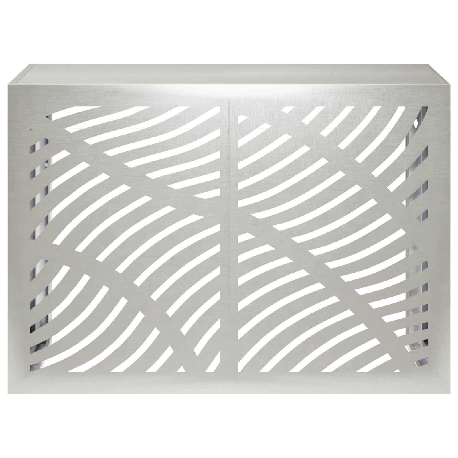 Copertura per condizionatore d'aria Argento 100 x 50 x 70 cm
