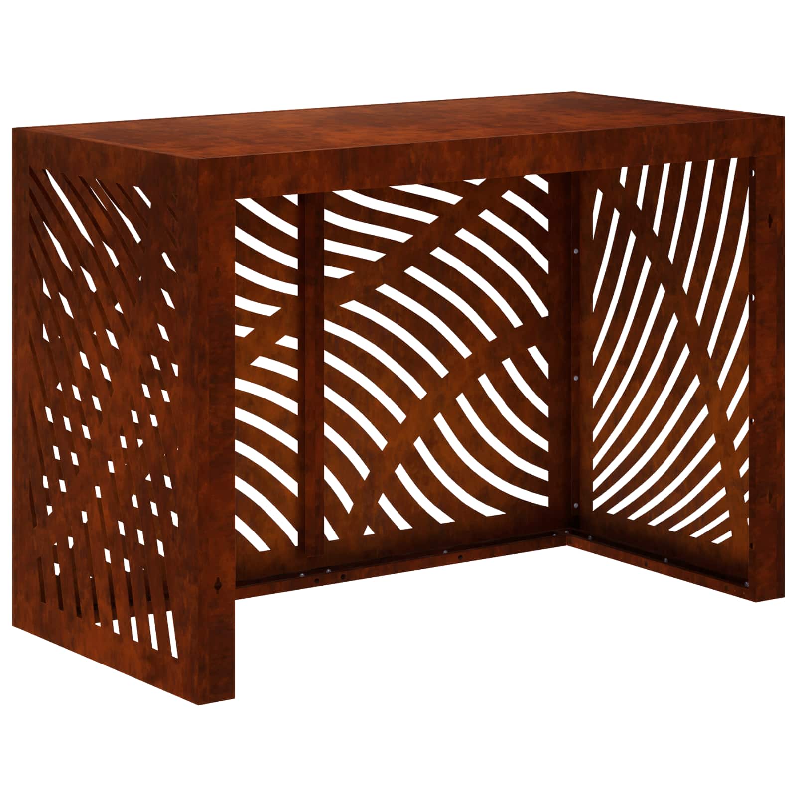 Copertura per condizionatore d'aria Ruggine 100 x 50 x 70 cm