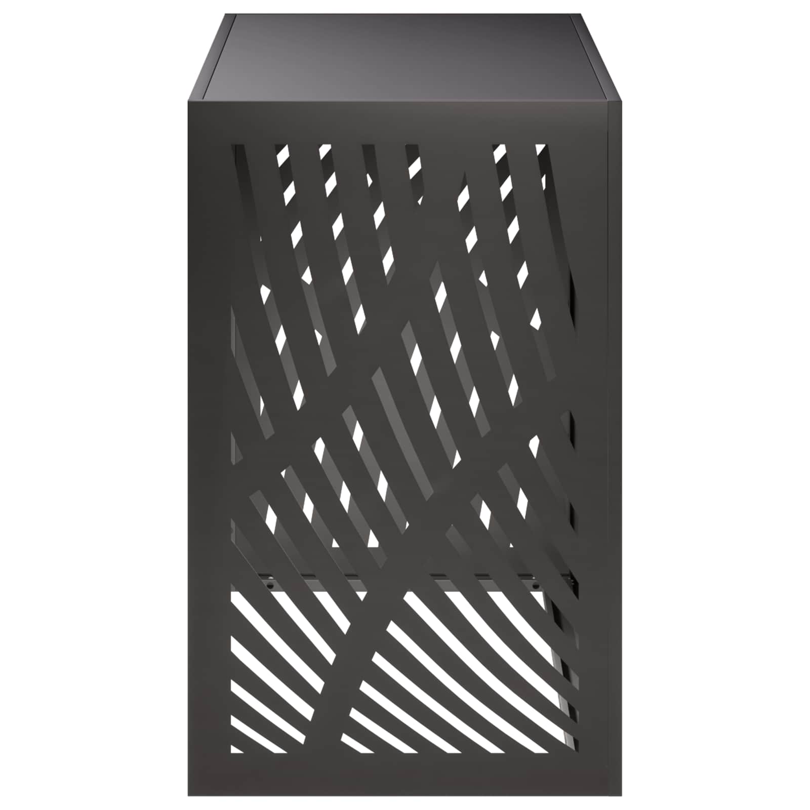 Copertura per condizionatore d'aria Nero 110 x 50 x 80 cm