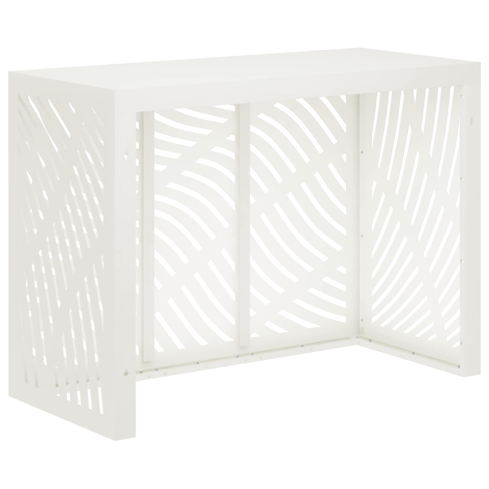 Copertura per condizionatore d'aria Bianco 110 x 50 x 80 cm