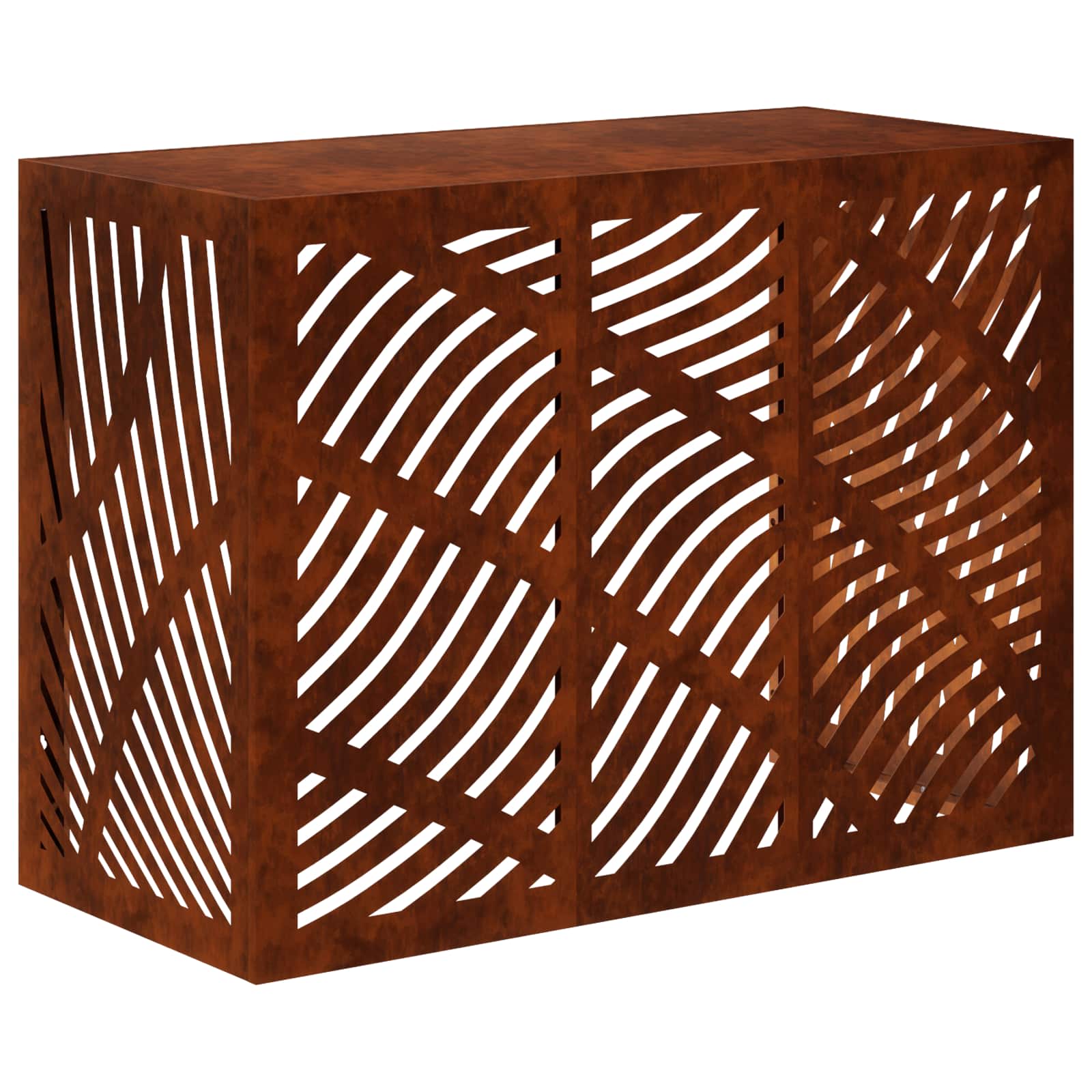 Copertura per condizionatore d'aria Ruggine 110 x 50 x 80 cm