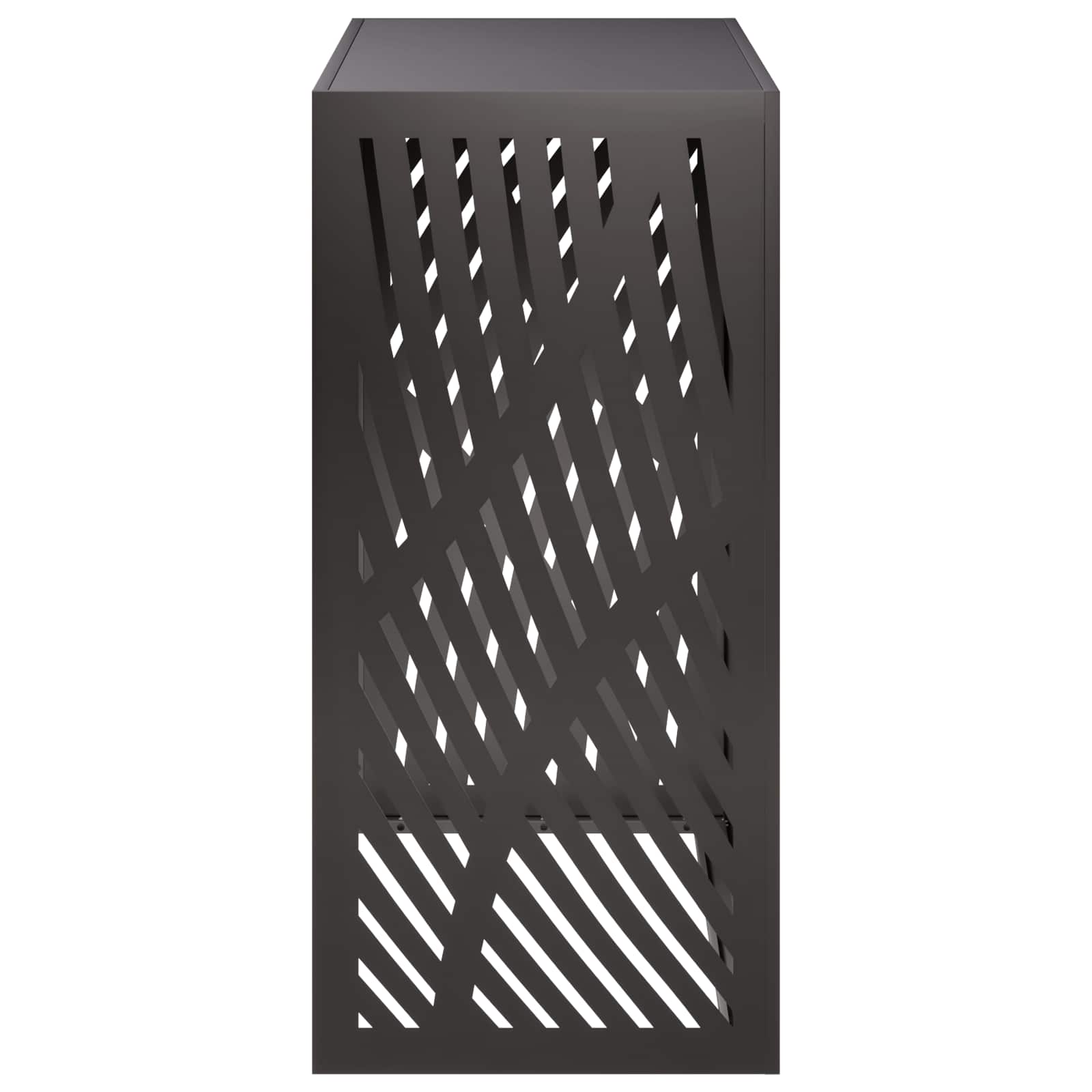 Copertura per condizionatore d'aria Nero 110 x 50 x 105 cm