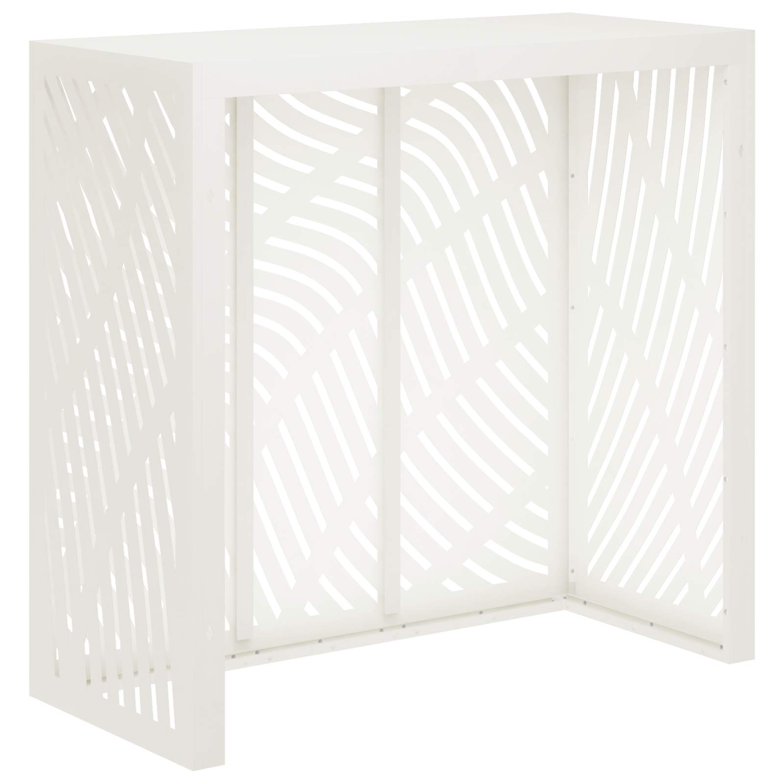 Copertura per condizionatore d'aria Bianco 110 x 50 x 105 cm