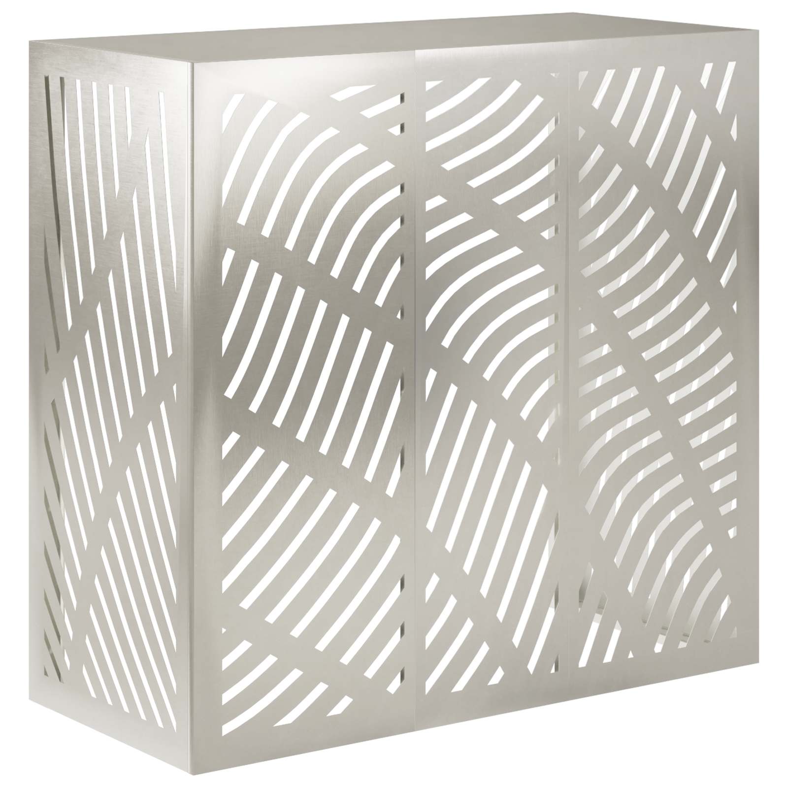 Copertura per condizionatore d'aria Argento 110 x 50 x 105 cm