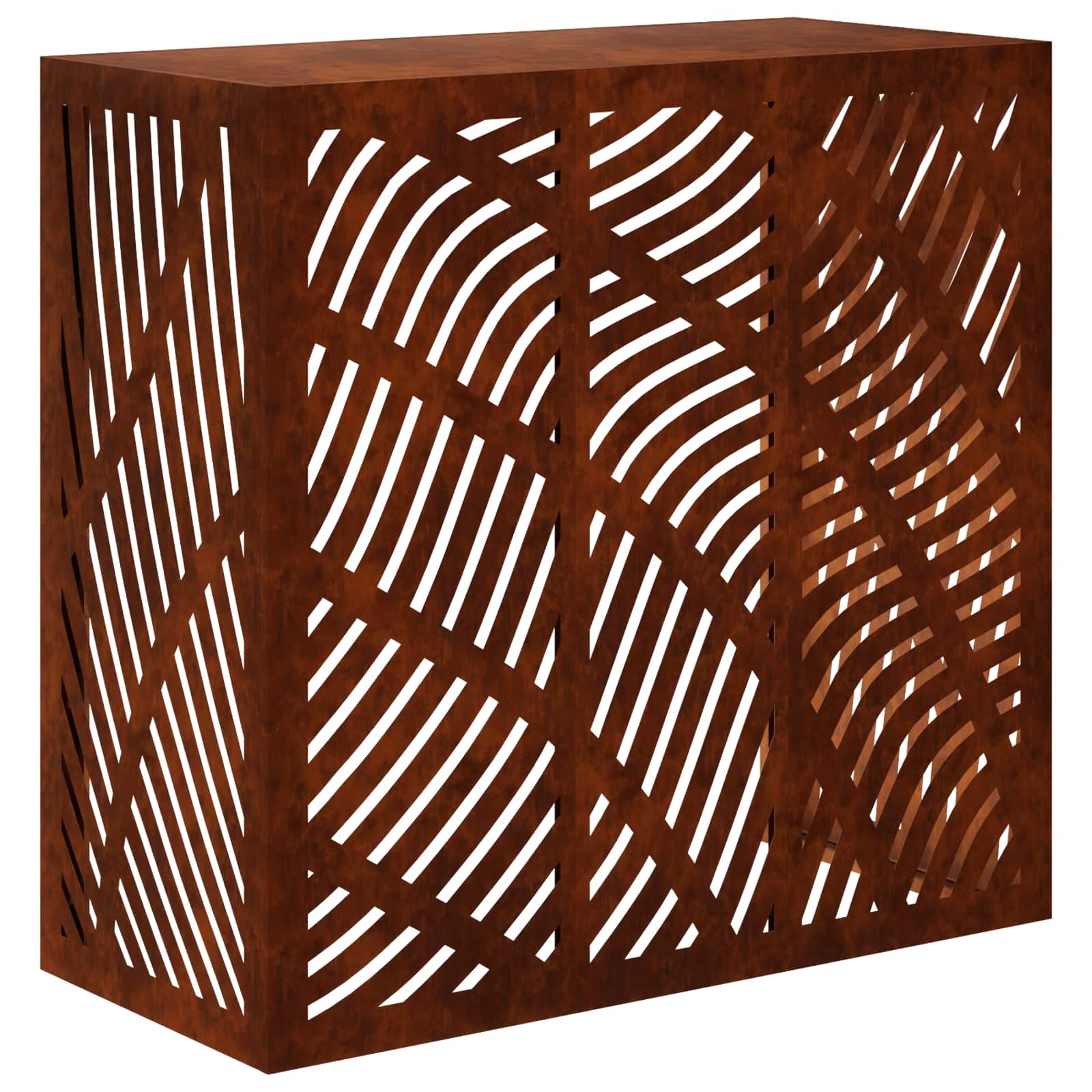 Copertura per condizionatore d'aria Ruggine 110 x 50 x 105 cm