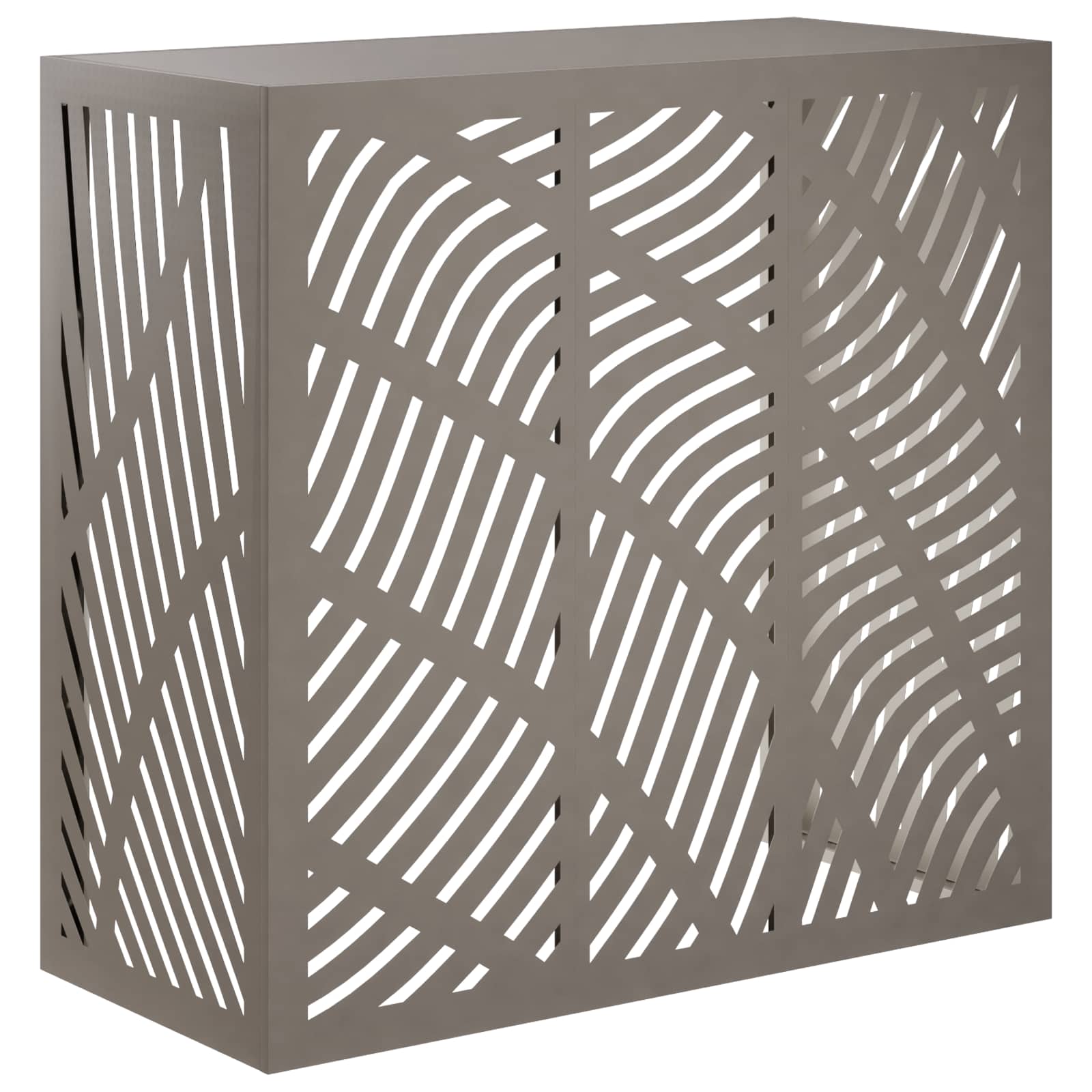 Copertura per condizionatore d'aria Ruggine 110 x 50 x 105 cm