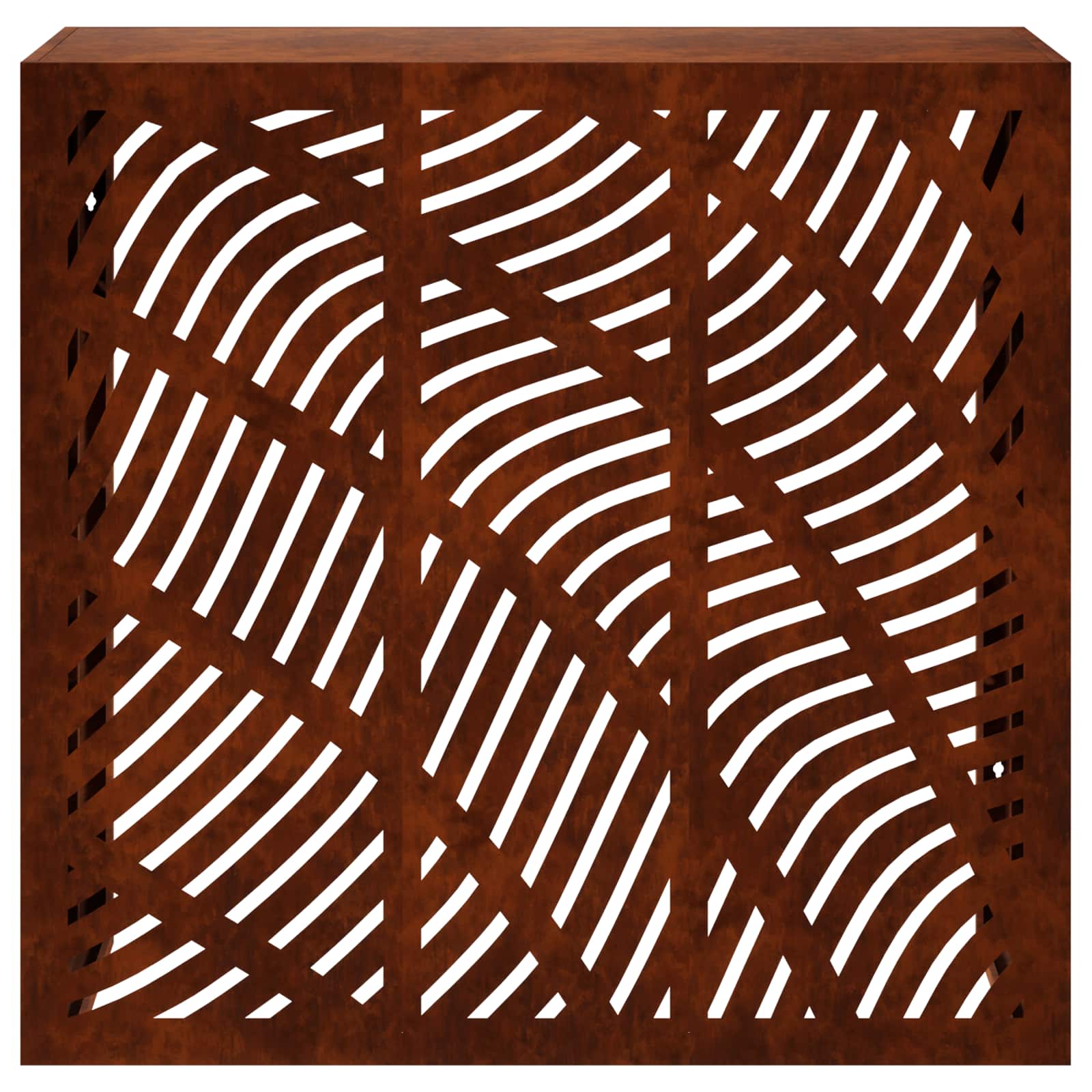 Copertura per condizionatore d'aria Ruggine 110 x 50 x 105 cm