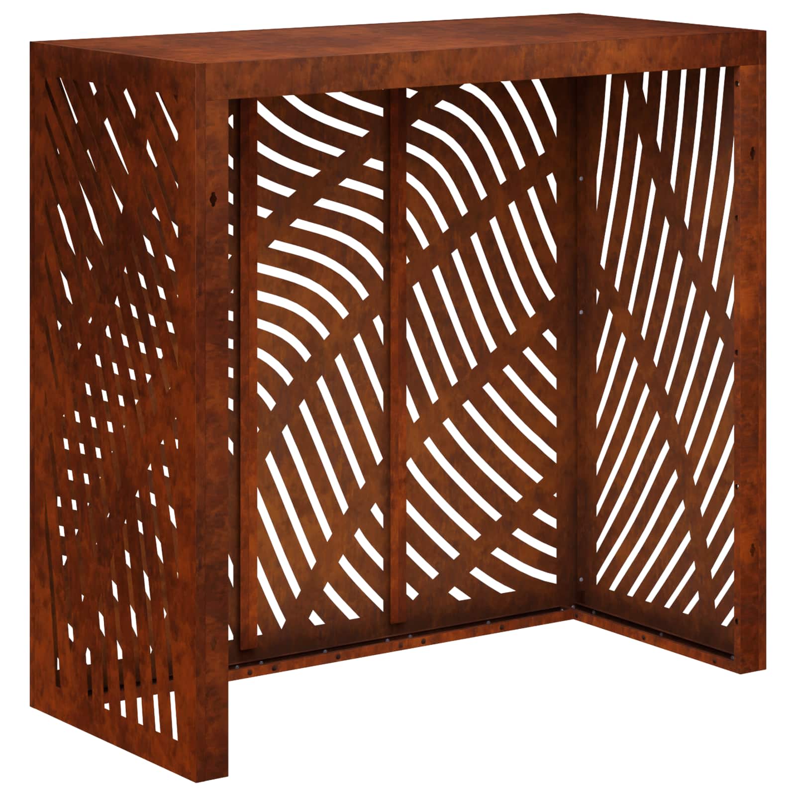 Copertura per condizionatore d'aria Ruggine 110 x 50 x 105 cm