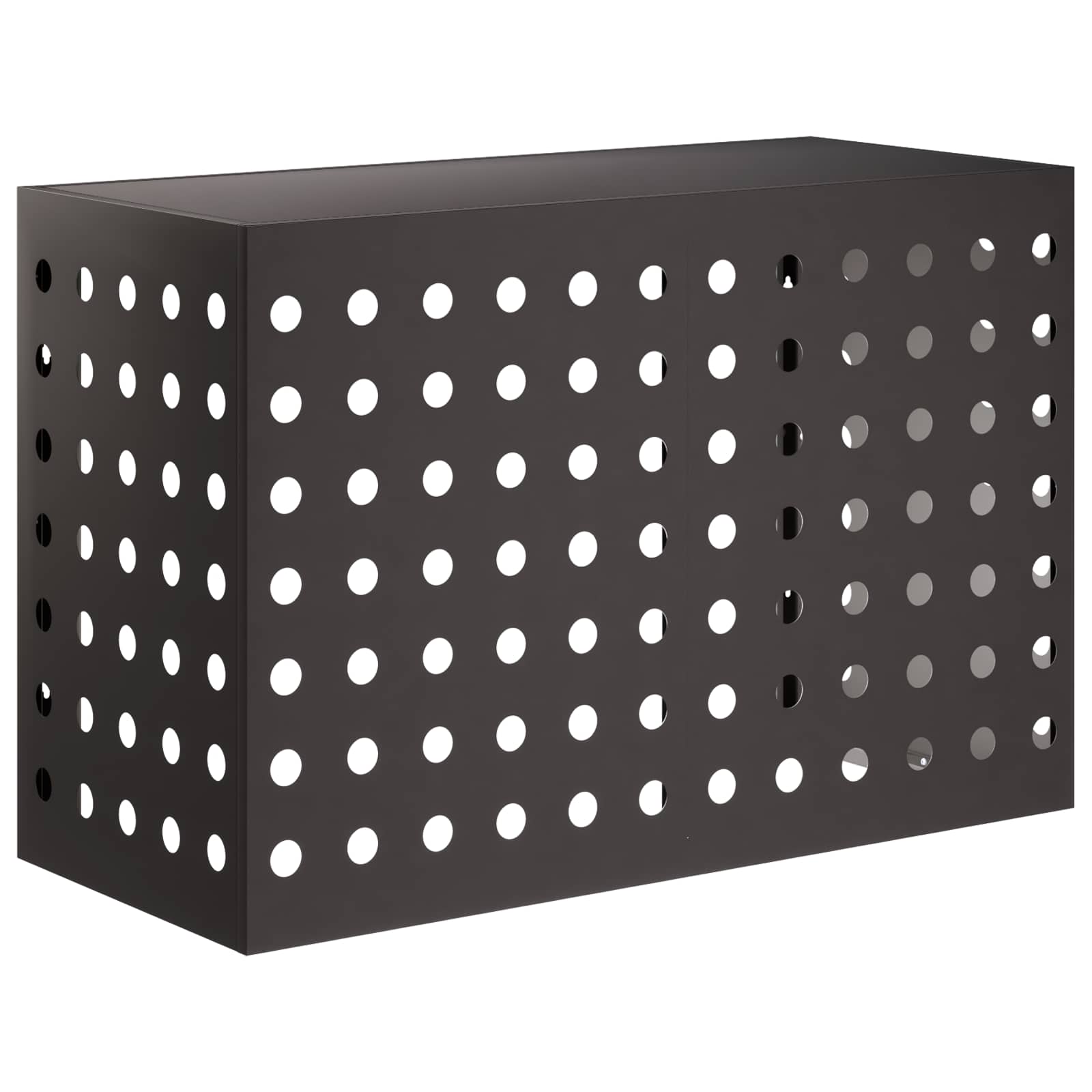 Copertura per condizionatore d'aria Nero 90 x 40 x 60 cm