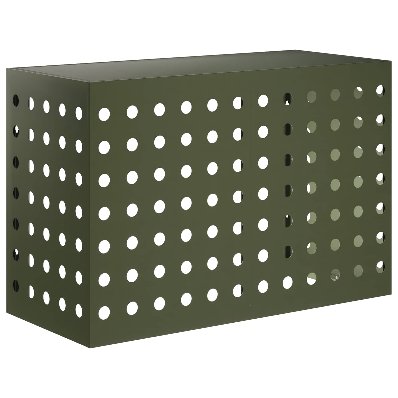 Copertura per condizionatore d'aria Verde Oliva 90 x 40 x 60 cm