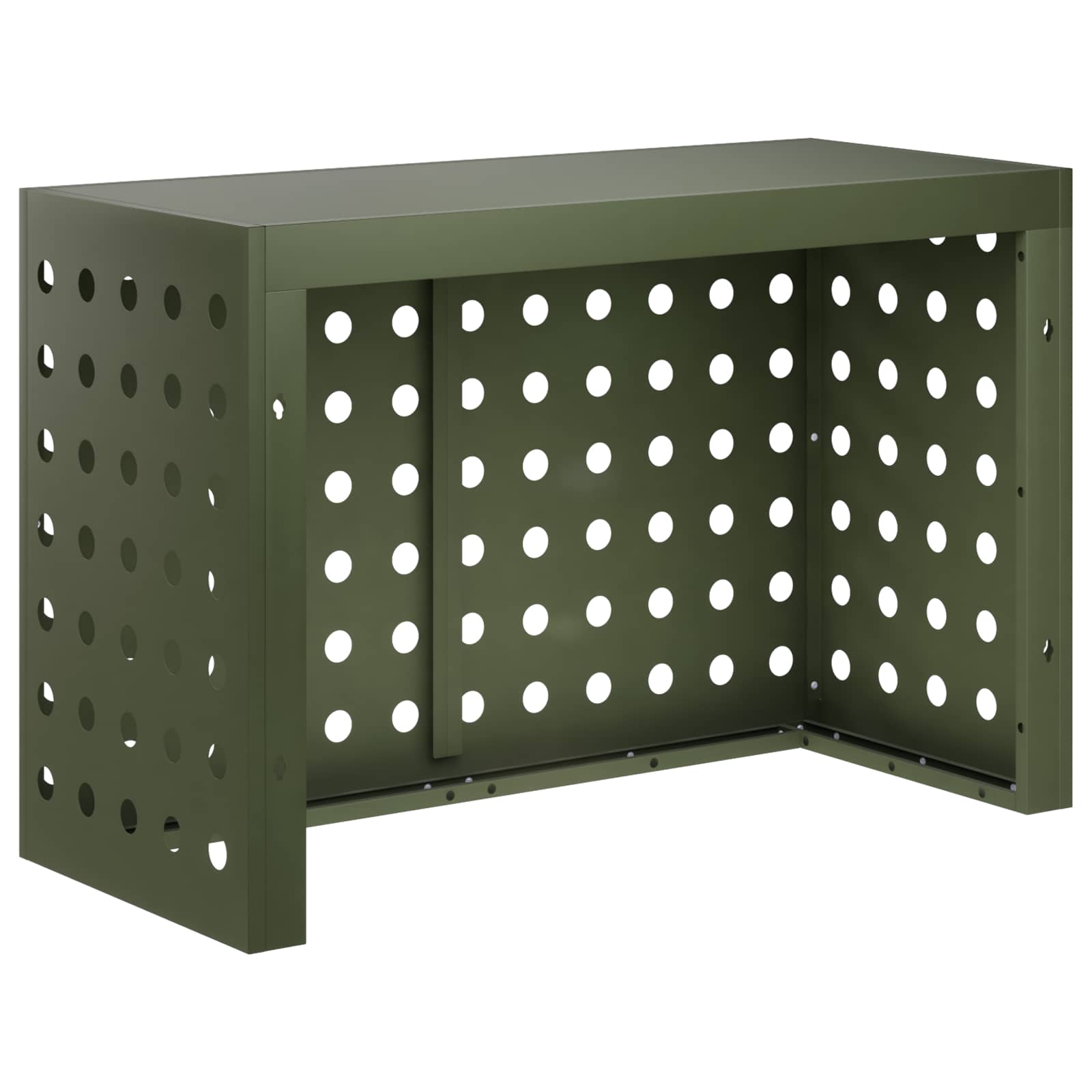 Copertura per condizionatore d'aria Verde Oliva 90 x 40 x 60 cm