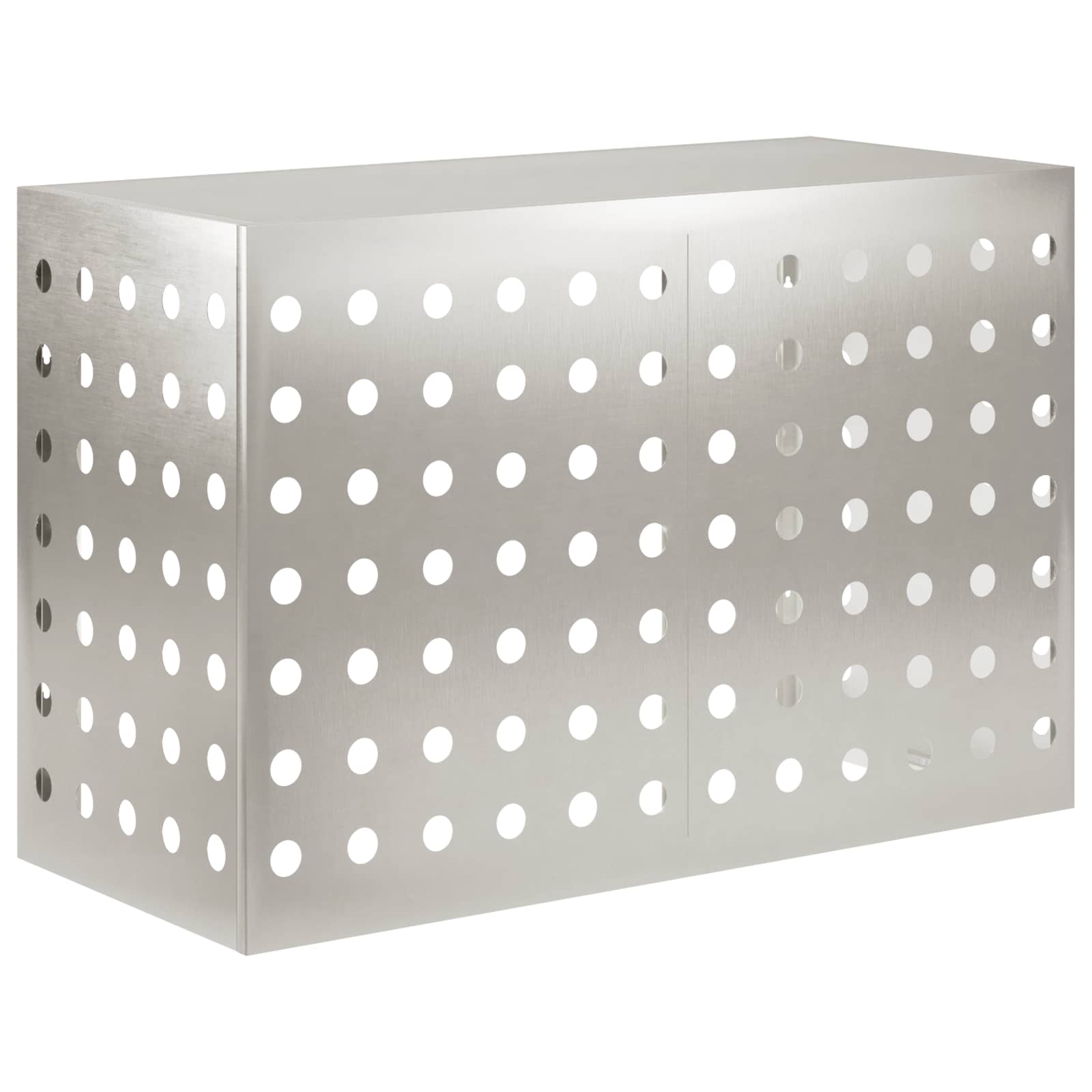 Copertura per condizionatore d'aria Argento 90 x 40 x 60 cm