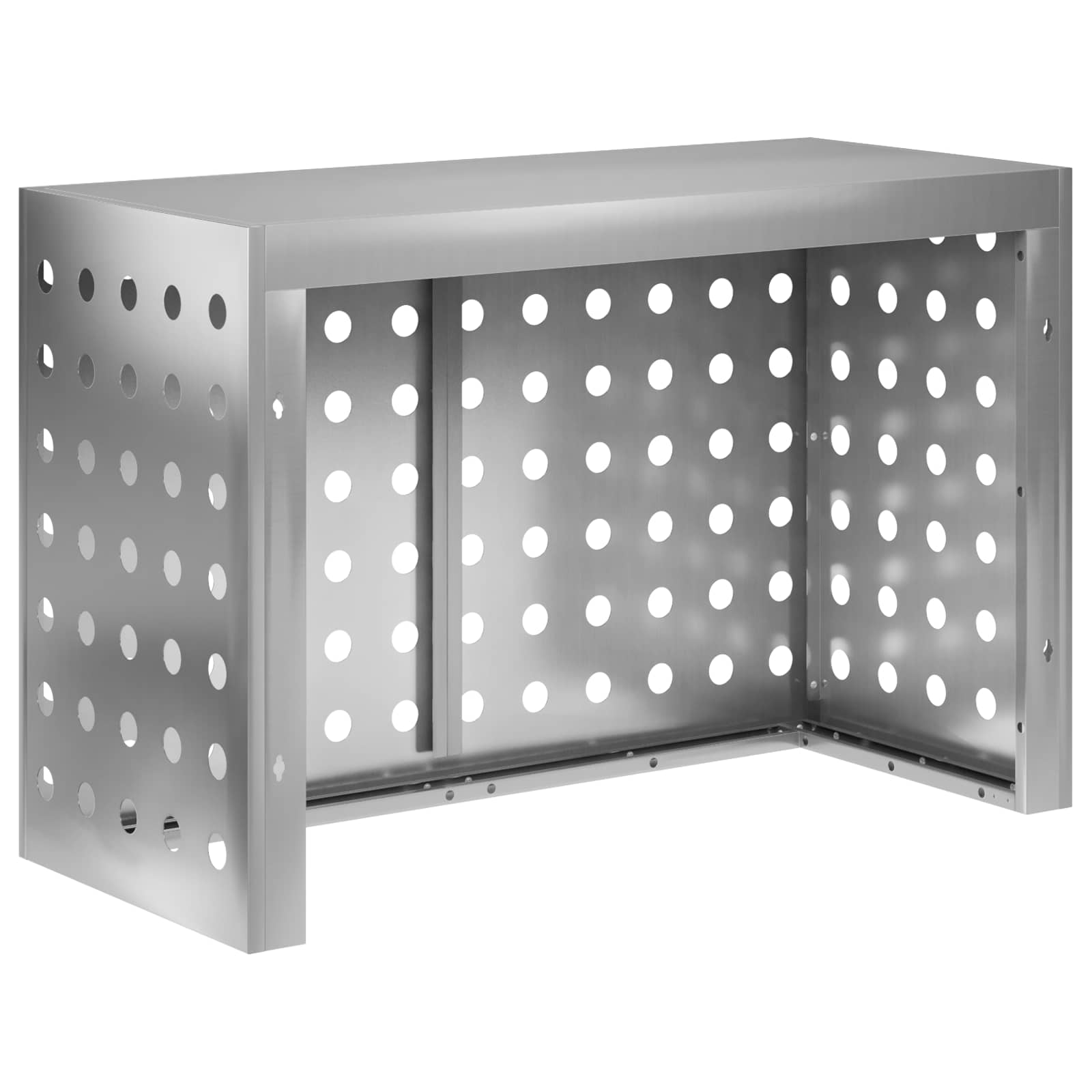Copertura per condizionatore d'aria Argento 90 x 40 x 60 cm