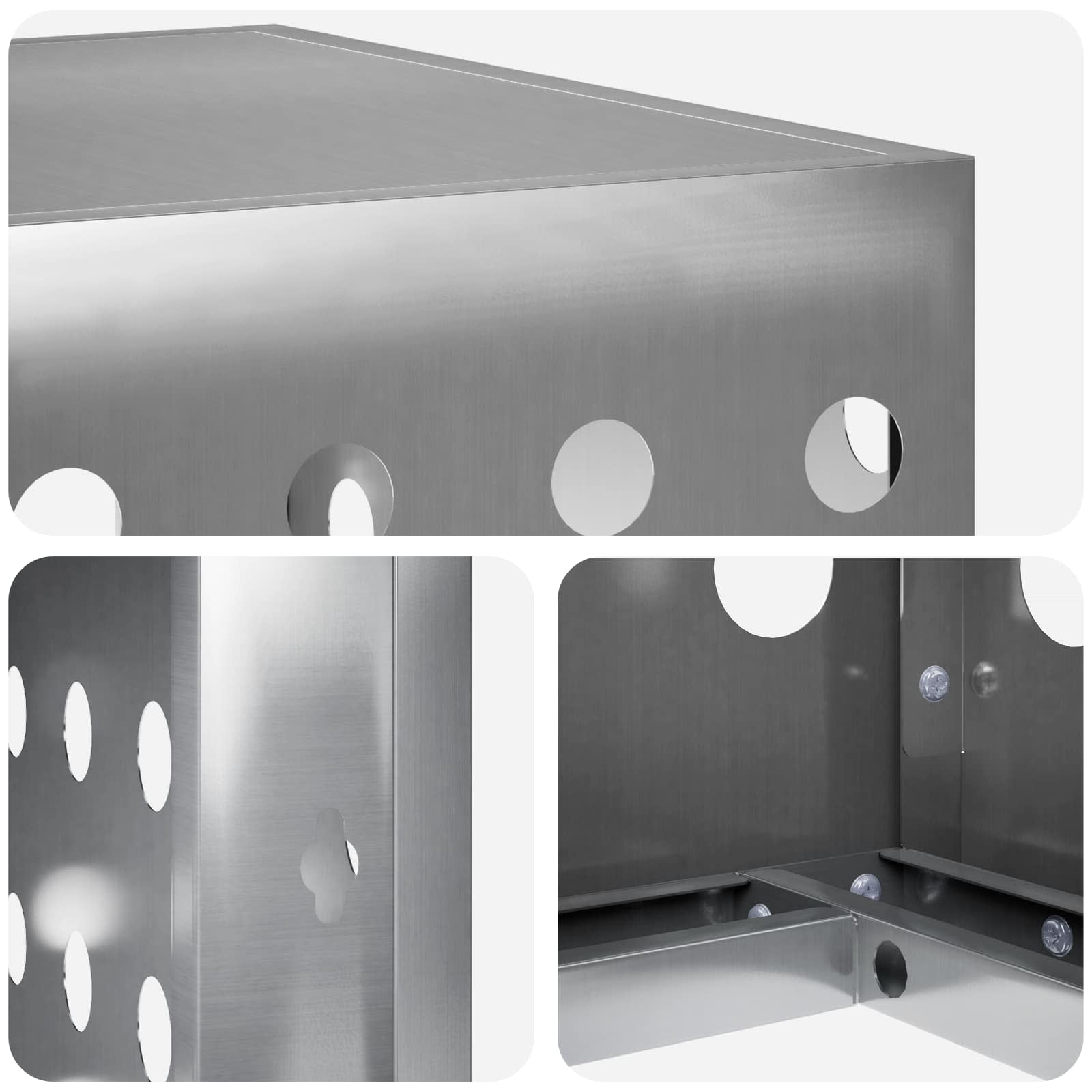 Copertura per condizionatore d'aria Argento 90 x 40 x 60 cm