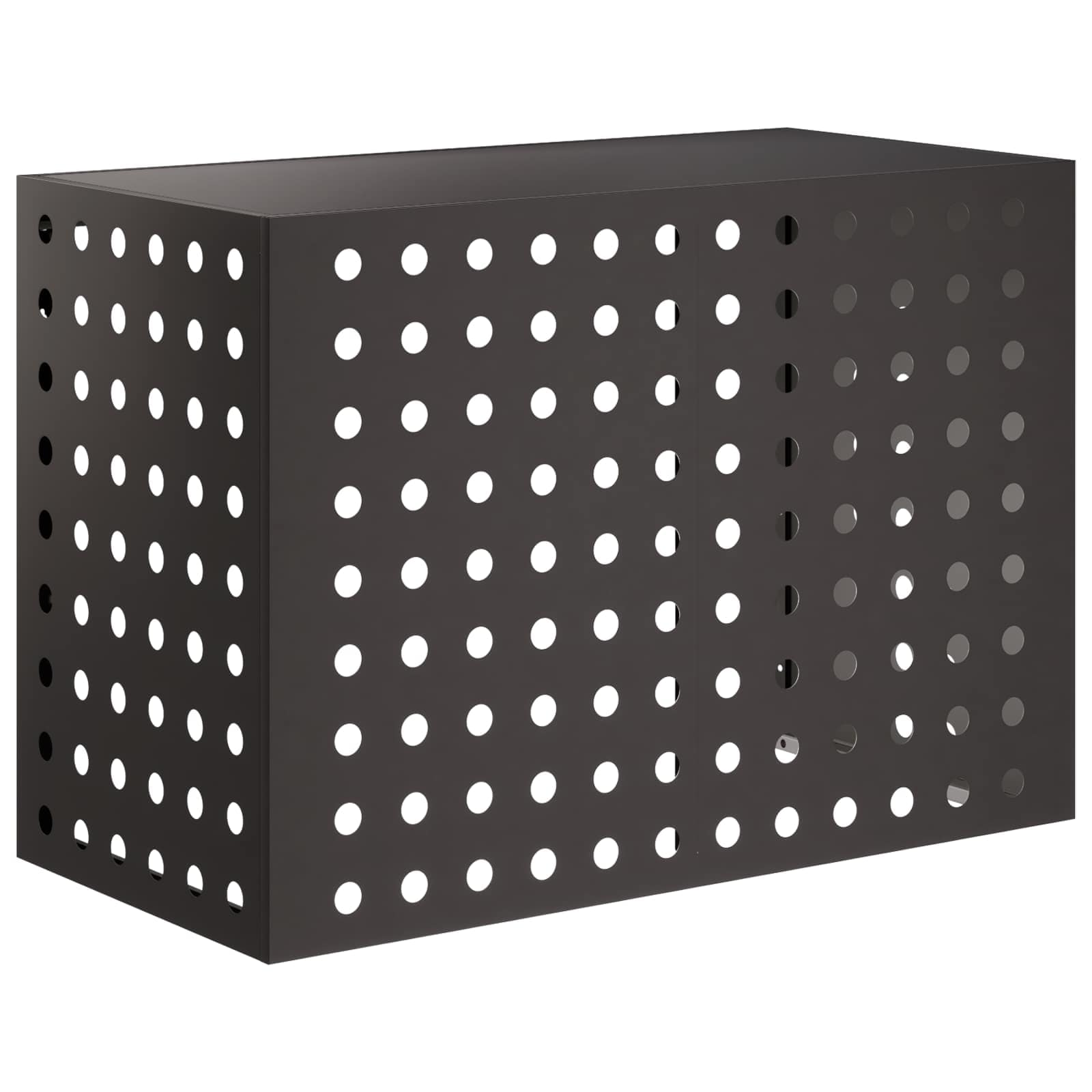 Copertura per condizionatore d'aria Nero 100 x 50 x 70 cm
