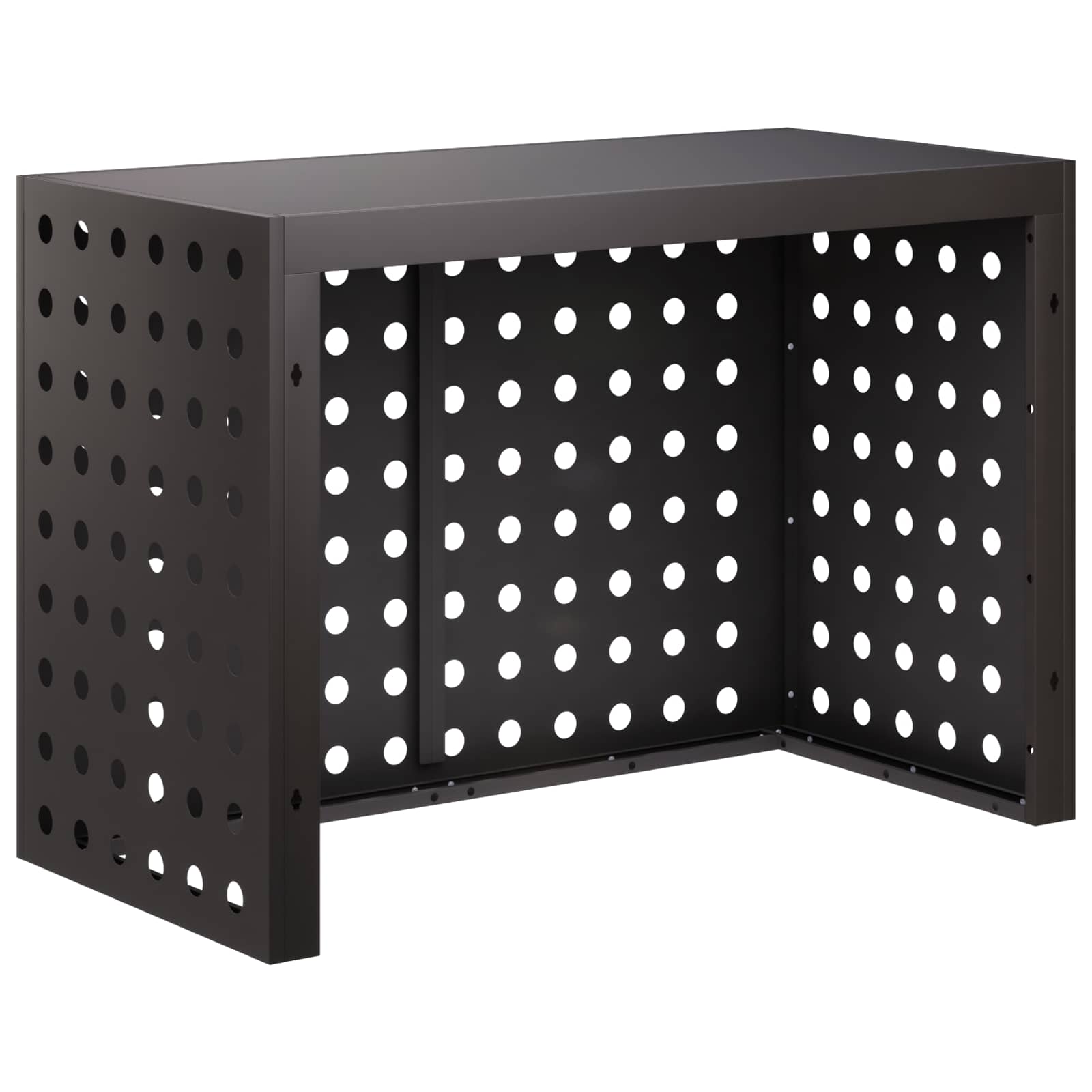 Copertura per condizionatore d'aria Nero 100 x 50 x 70 cm