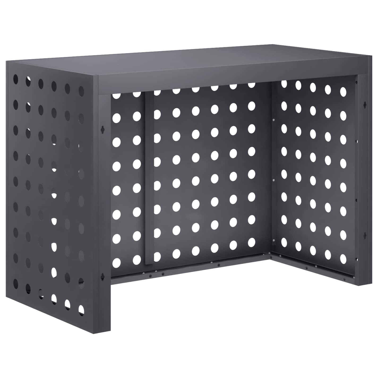 Copertura per condizionatore d'aria Antracite 100 x 50 x 70 cm