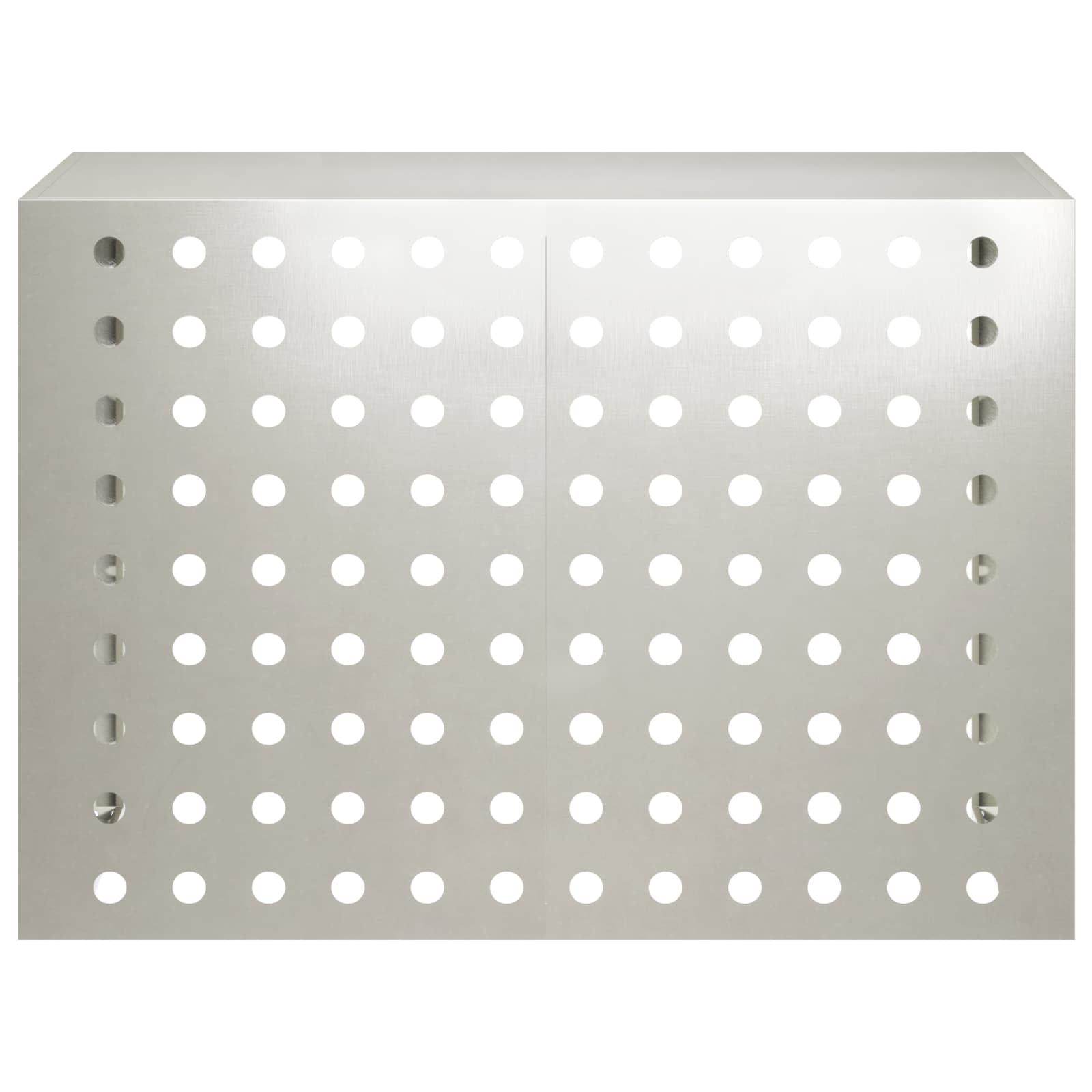Copertura per condizionatore d'aria Argento 100 x 50 x 70 cm